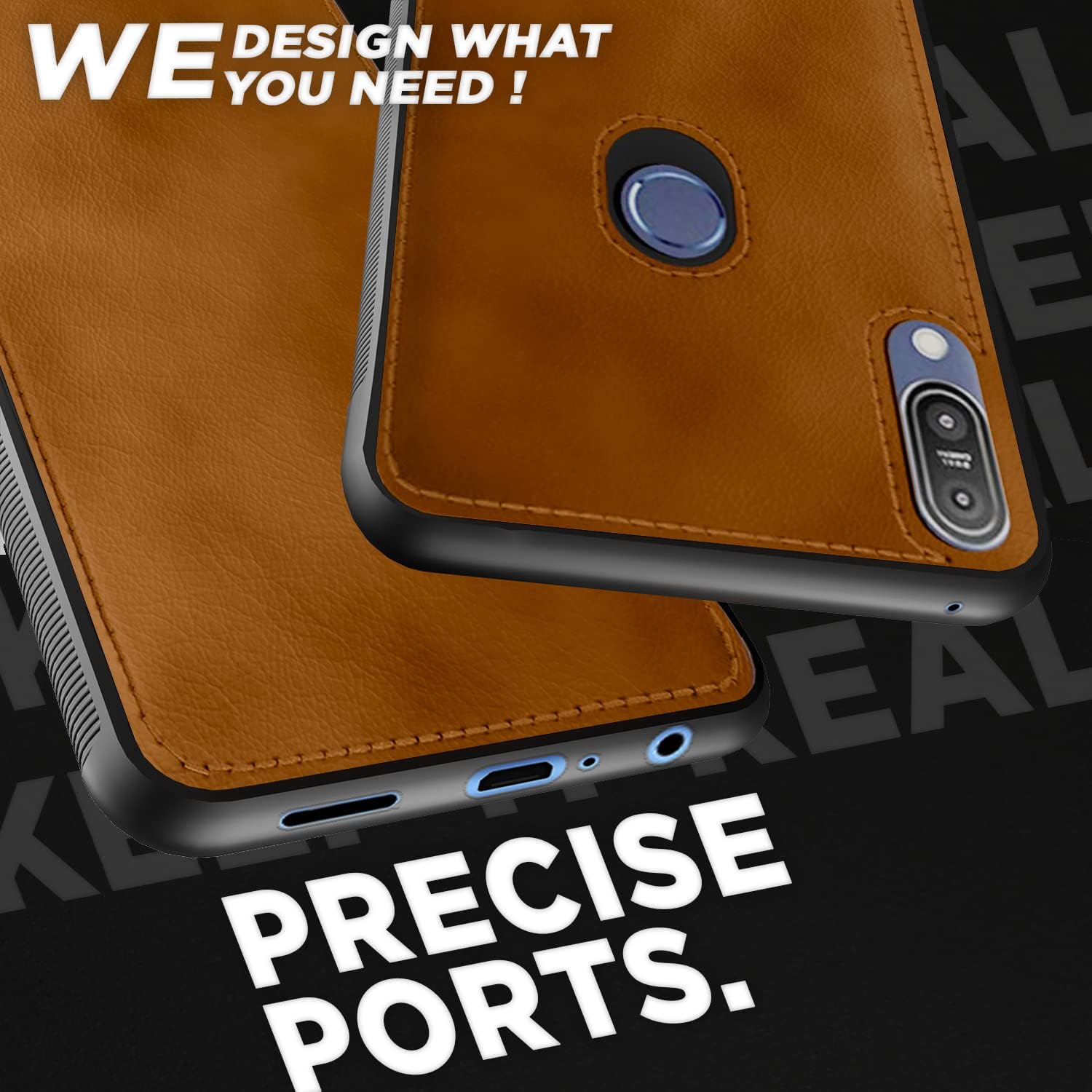 Pikkme Asus Zenfone Max Pro M1 Leather Back Cover | Brown