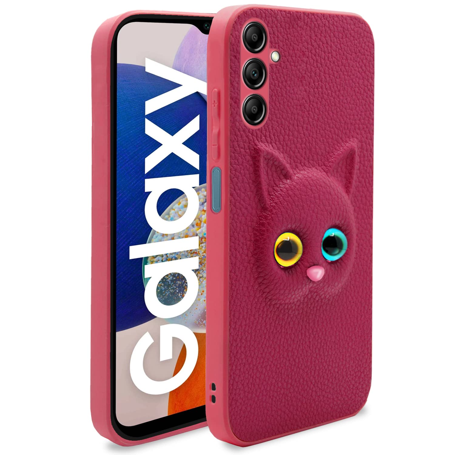 Pikkme Samsung Galaxy A14 5G Cat Case | Pink