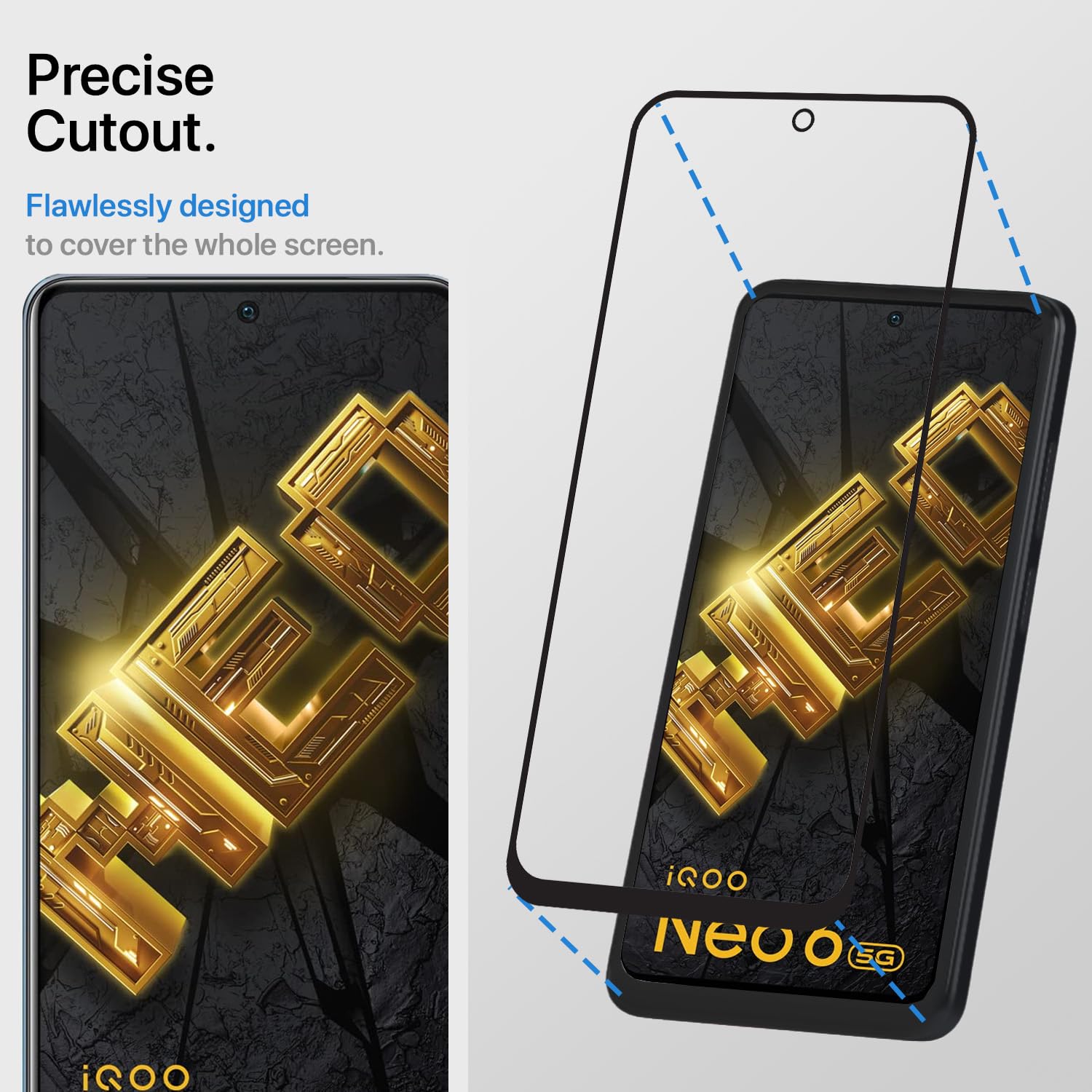 iQOO Neo 6 tempered glass by Pikkme – photo 2