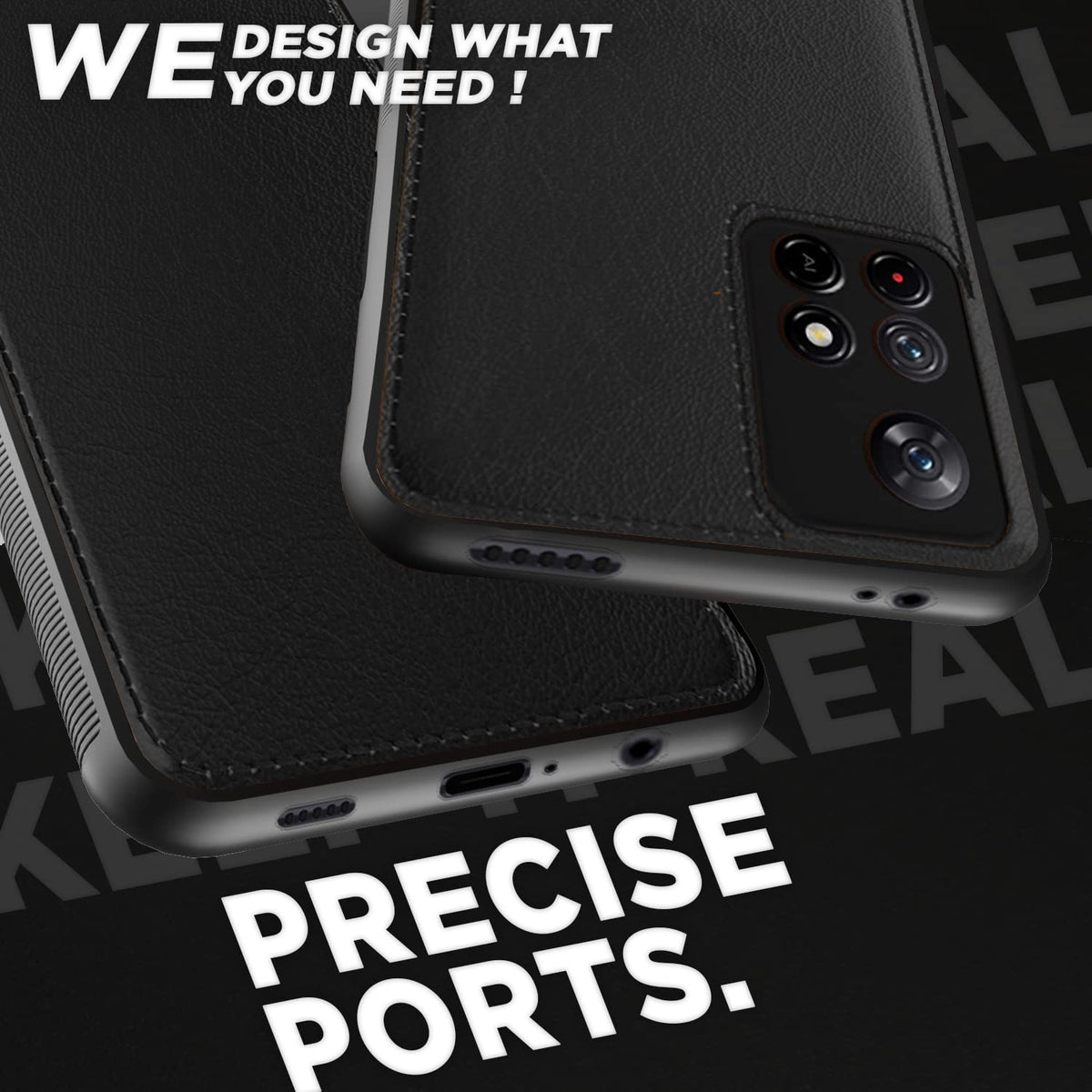 Black back cover for Redmi Note 11T/Poco M4 Pro 5G – Pikkme – photo 4
