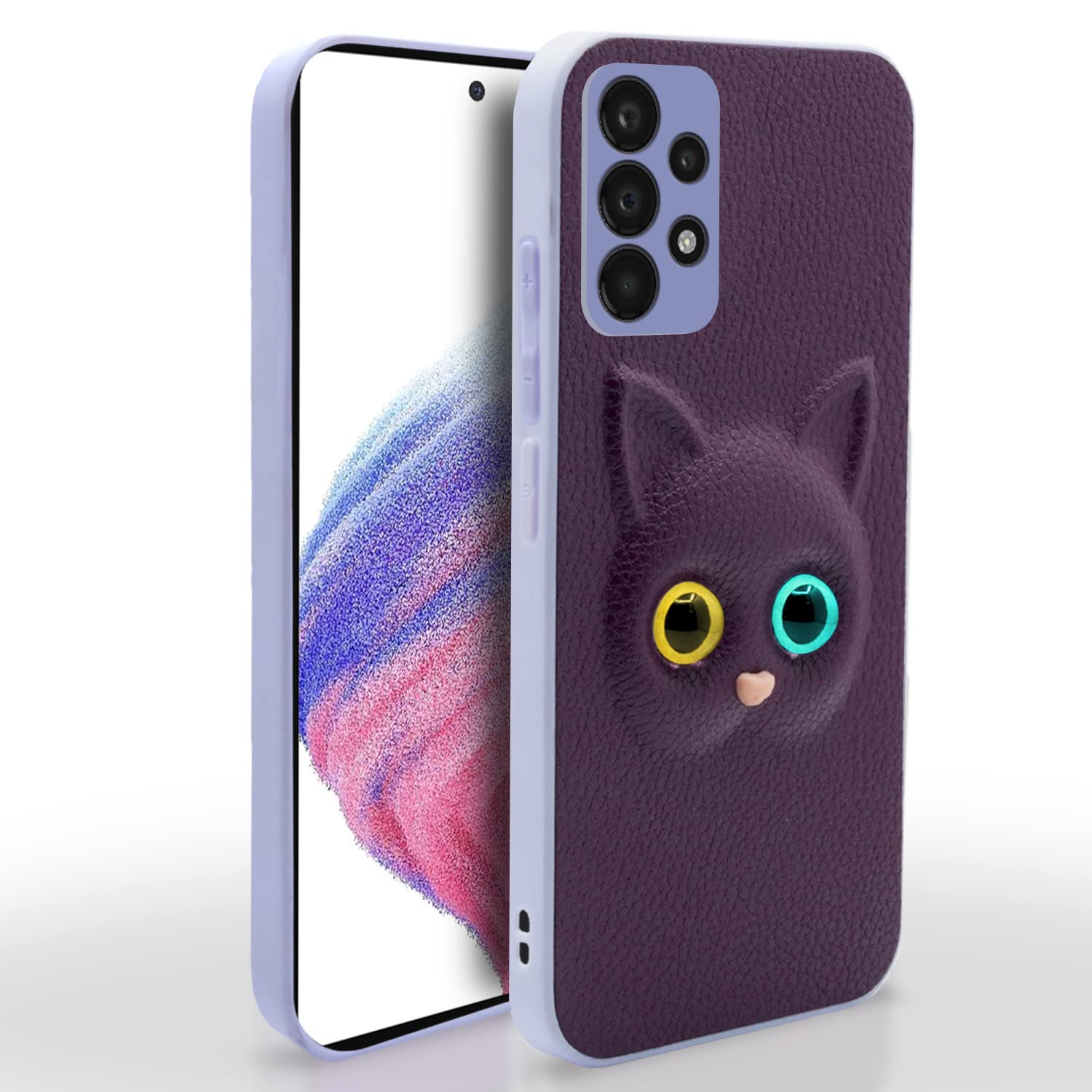 Pikkme Samsung Galaxy A53 5G Cat Case | Purple
