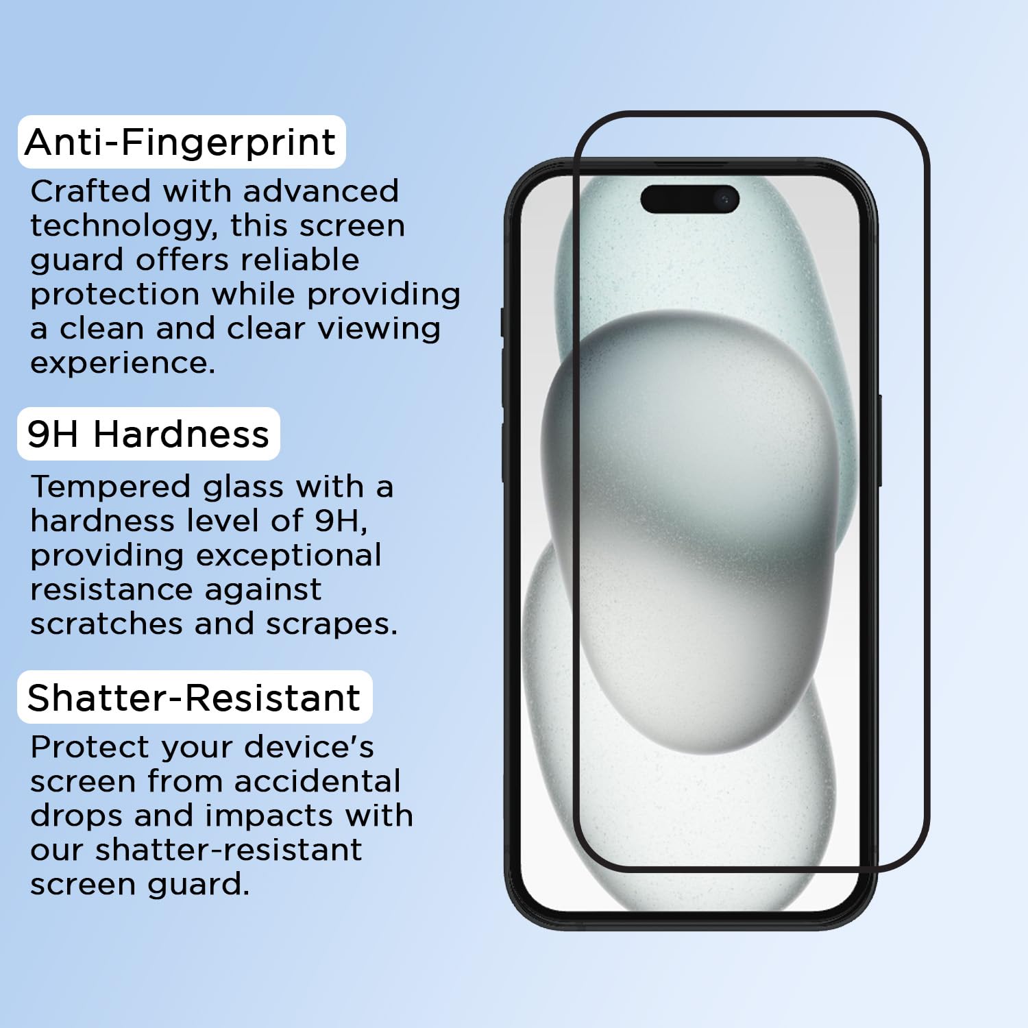 Pikkme iPhone 15 Plus tempered glass screen guard – photo 5