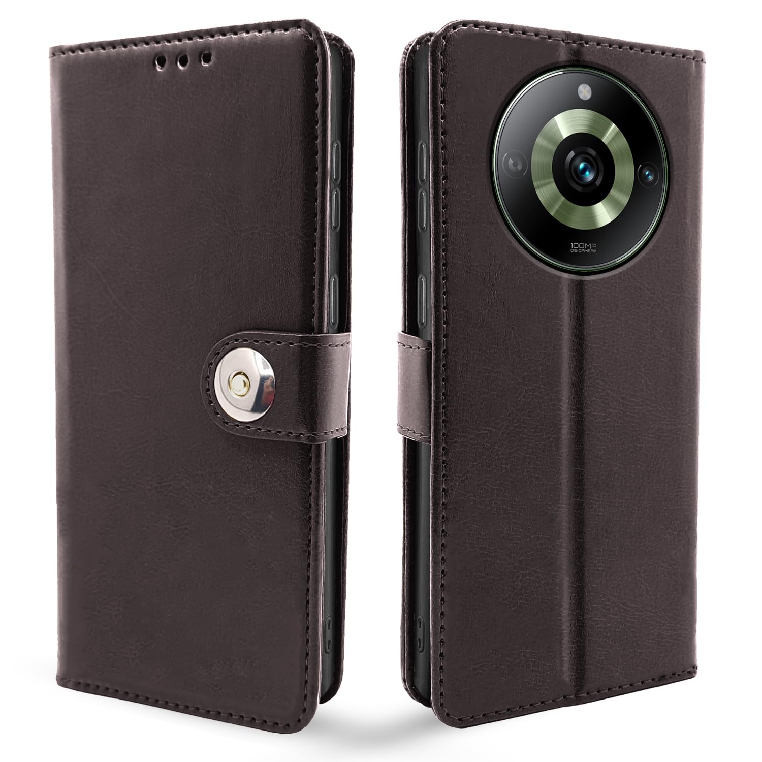 Pikkme coffee mobile flip cover for Realme 11 Pro/11 Pro Plus 5G