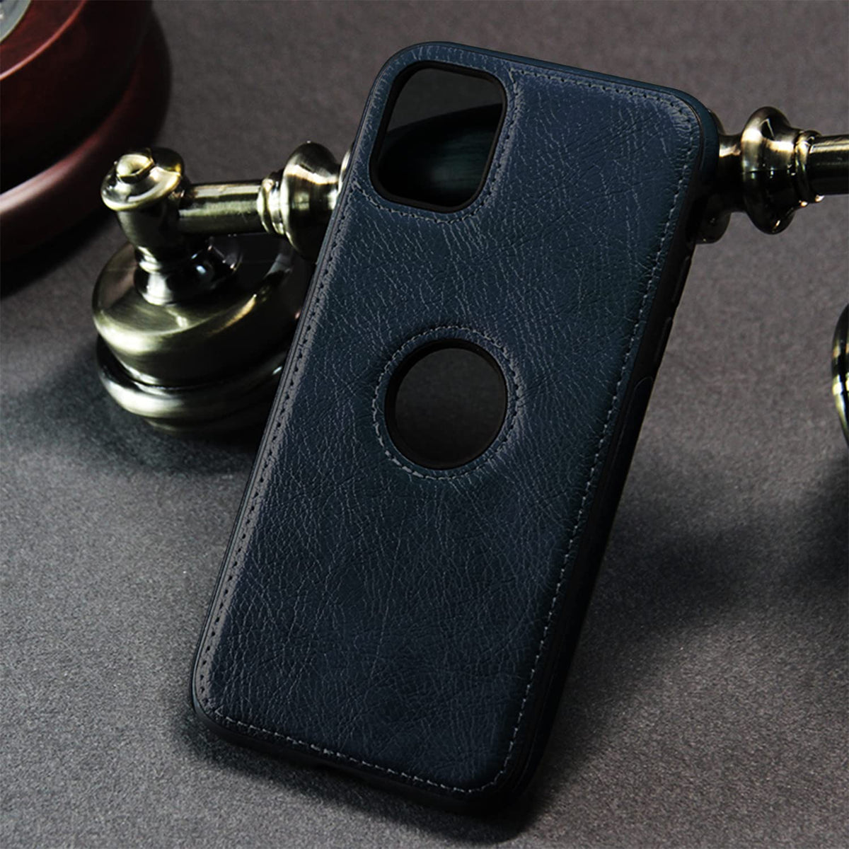 Blue Leatherback back cover for iPhone 13 – Pikkme – photo 7