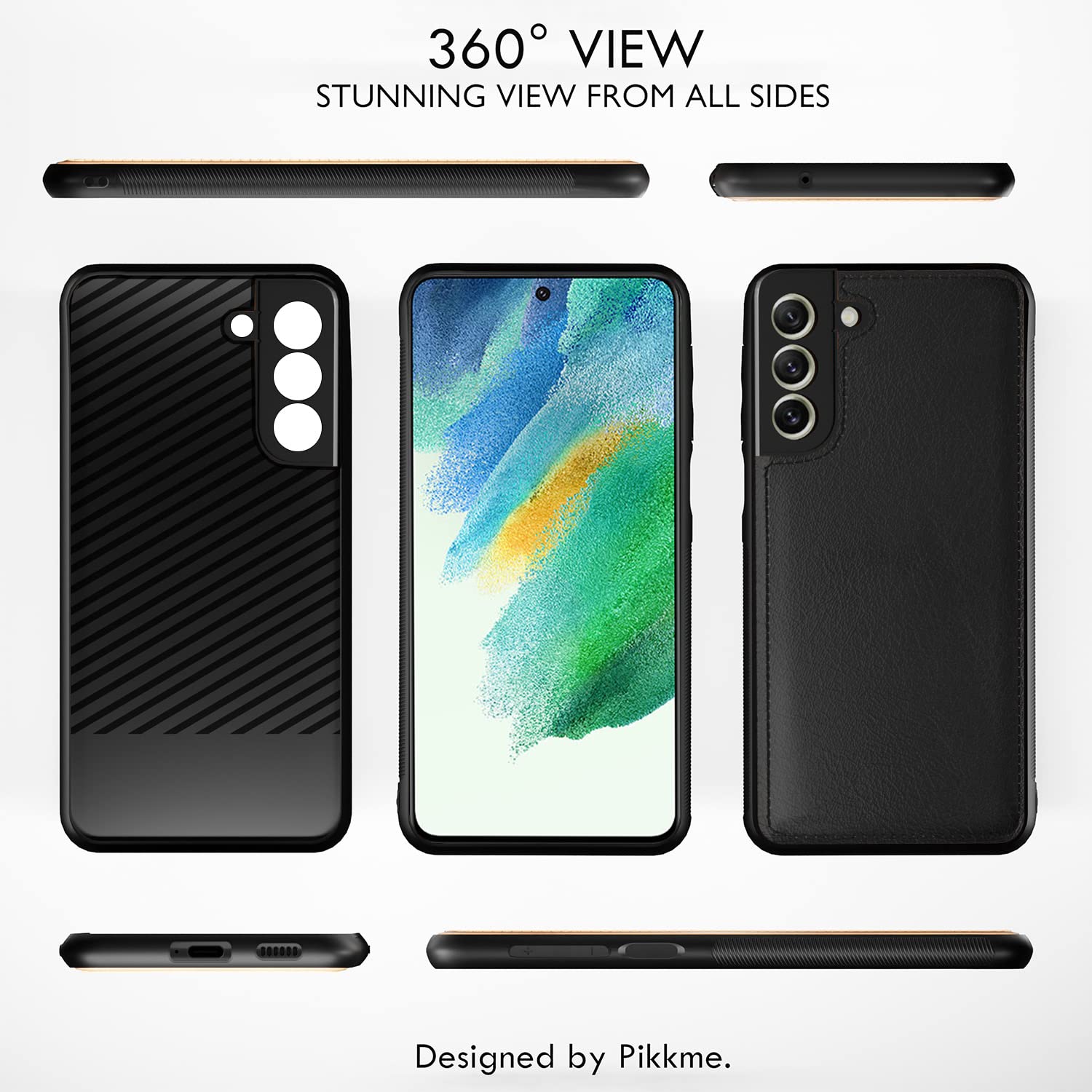 Black Leatherback mobile cover for Samsung S21 FE 5G – Pikkme – photo 3