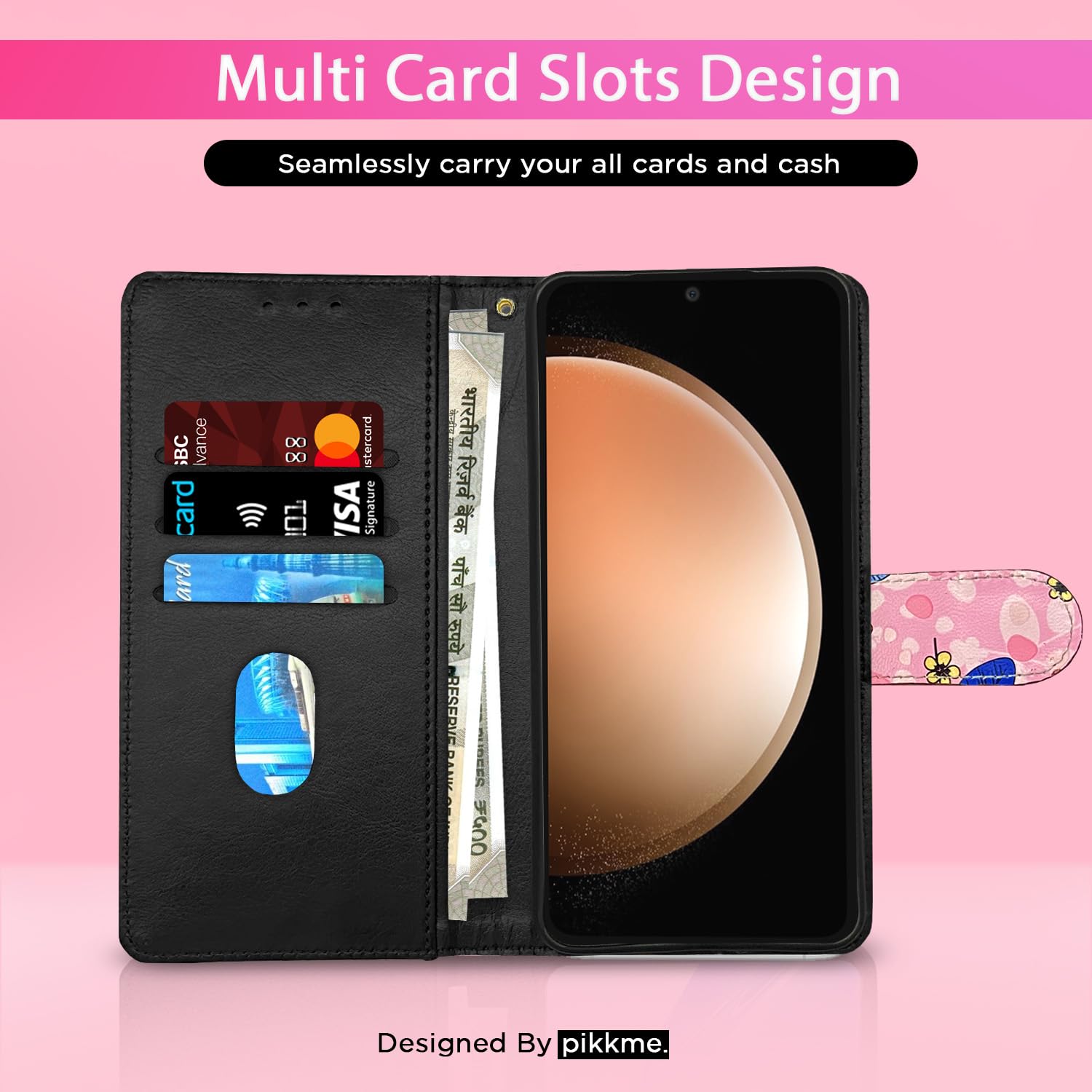 Pikkme Flower Flip Cover