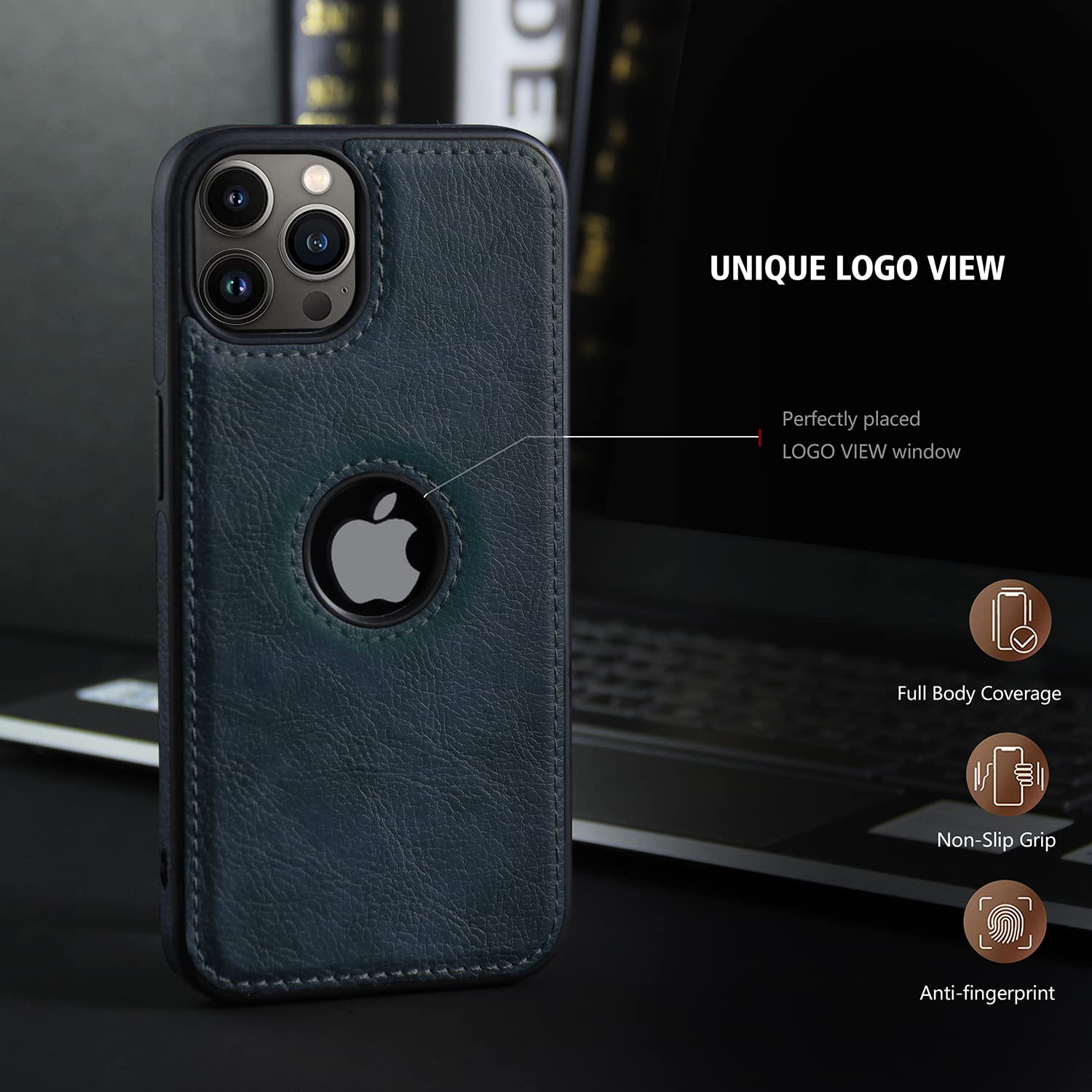 iPhone 12 Pro Max mobile cover in blue by Pikkme – photo 2