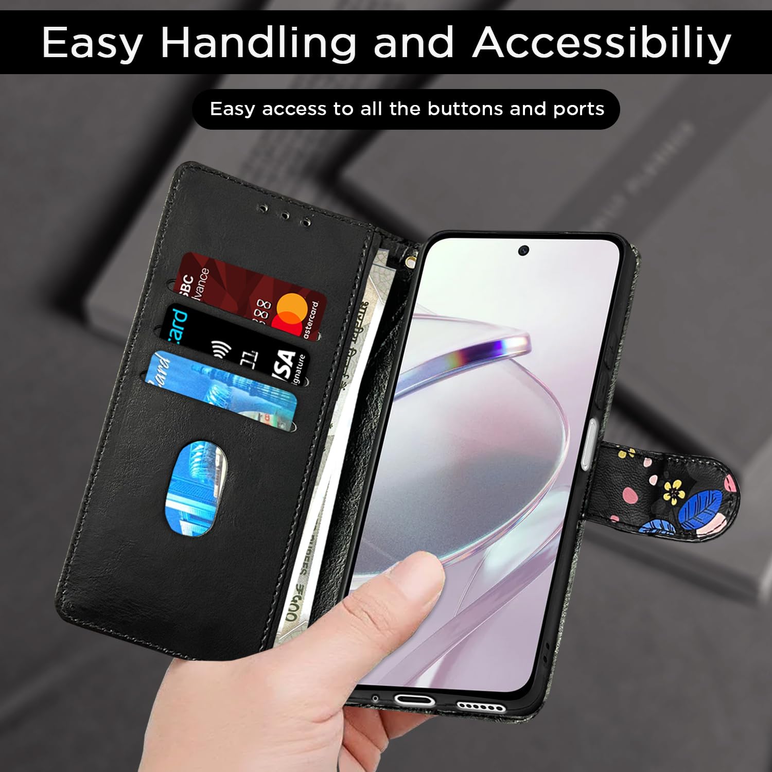 Pikkme Flower Flip Cover