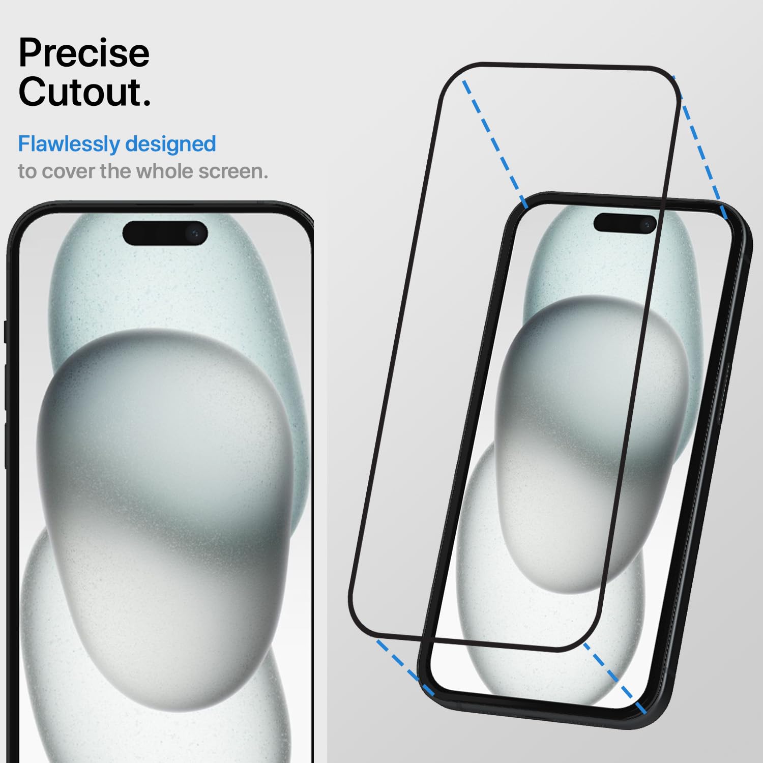 Tempered glass screen guard for iPhone 15 Plus – Pikkme – photo 2