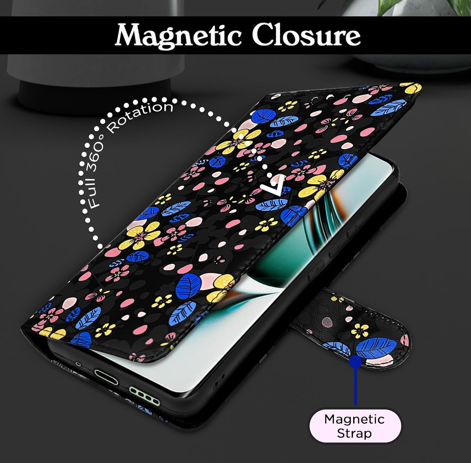 Pikkme Flower Flip Cover