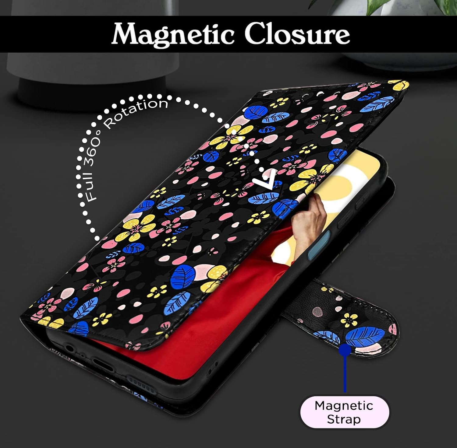 Pikkme Flower Flip Cover