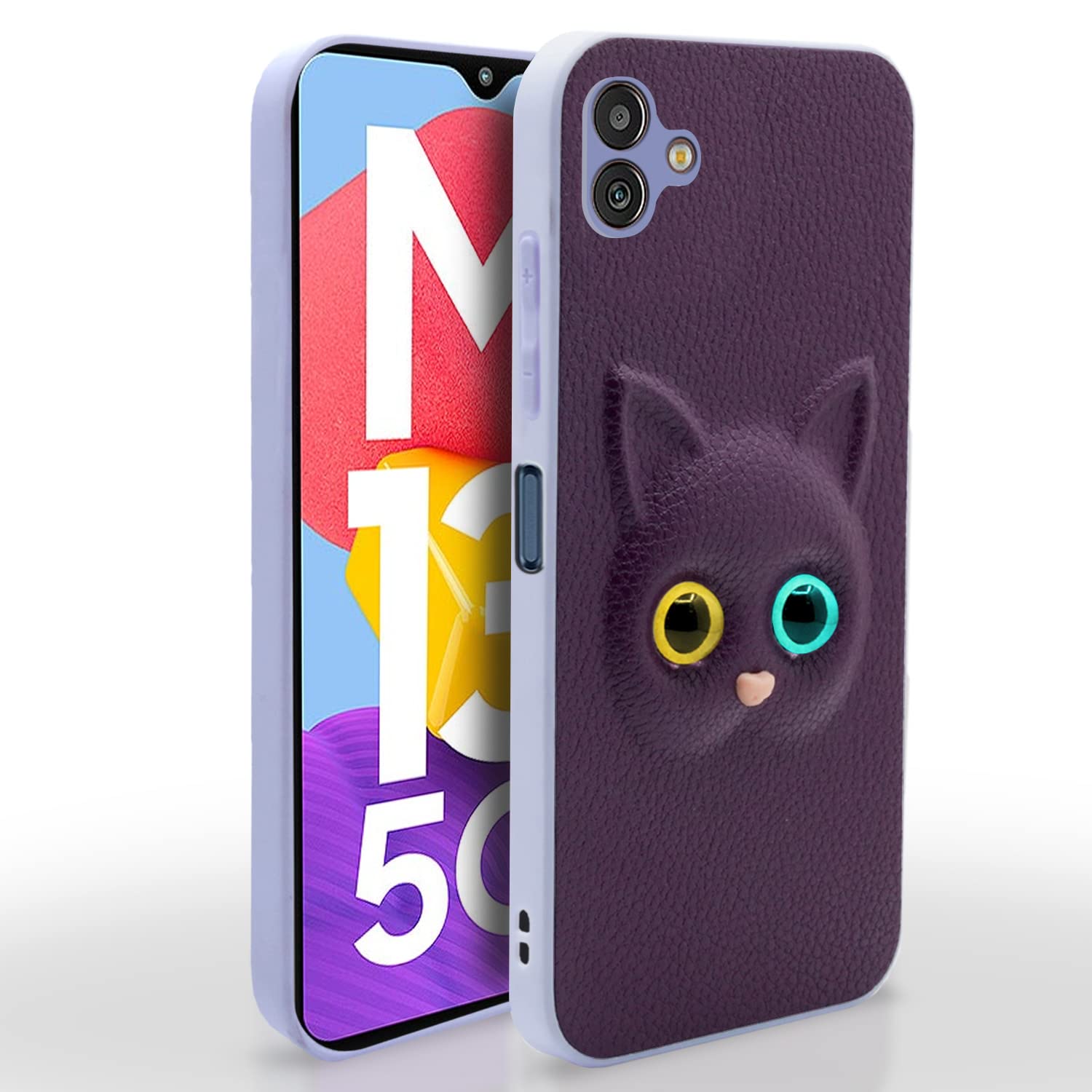 Pikkme Samsung Galaxy M13 5G Cat Case | Purple