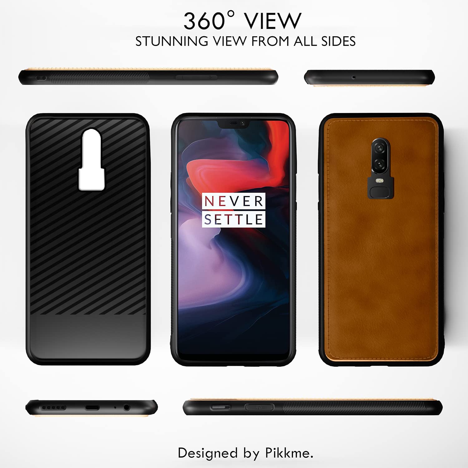 Pikkme OnePlus 6 brown back cover – photo 3