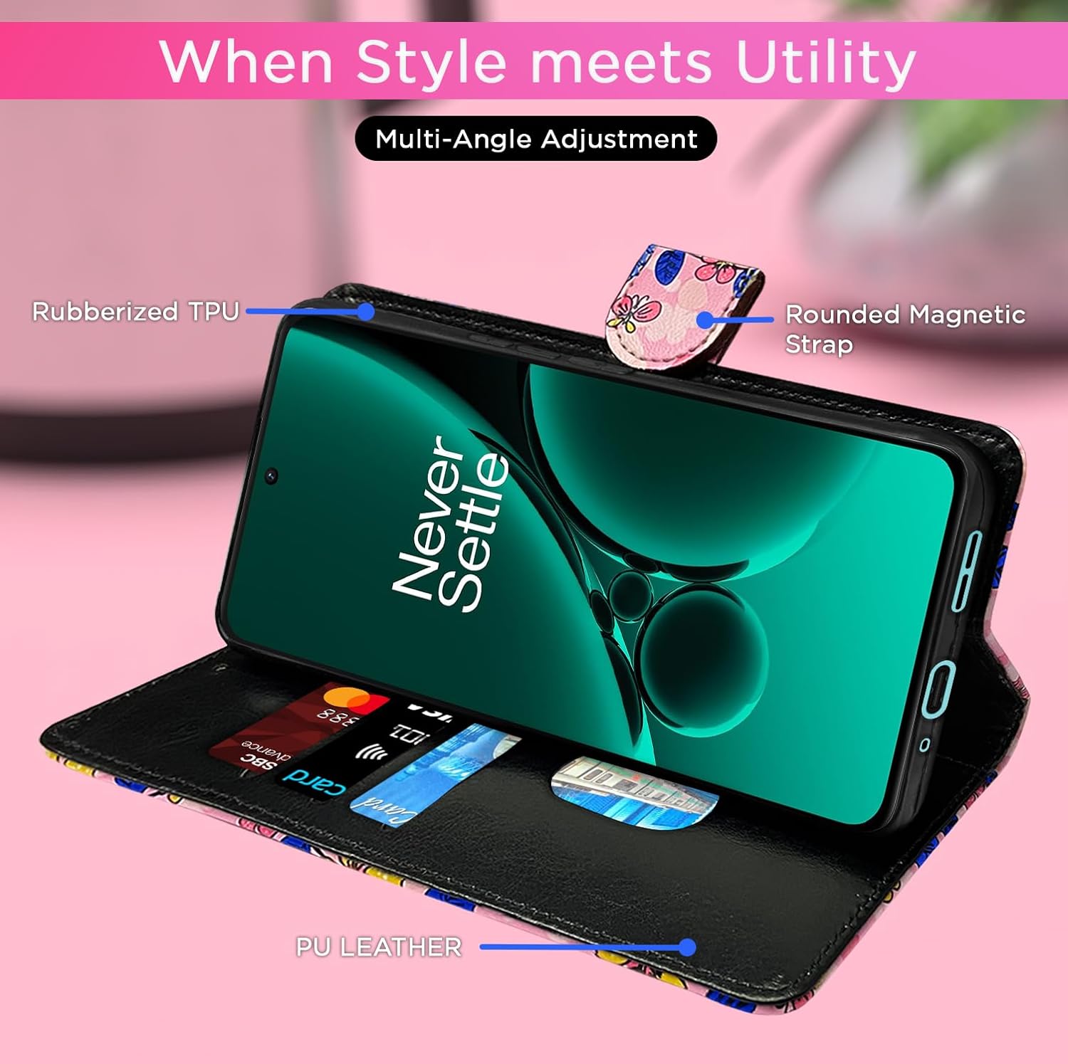Pikkme Flower Flip Cover
