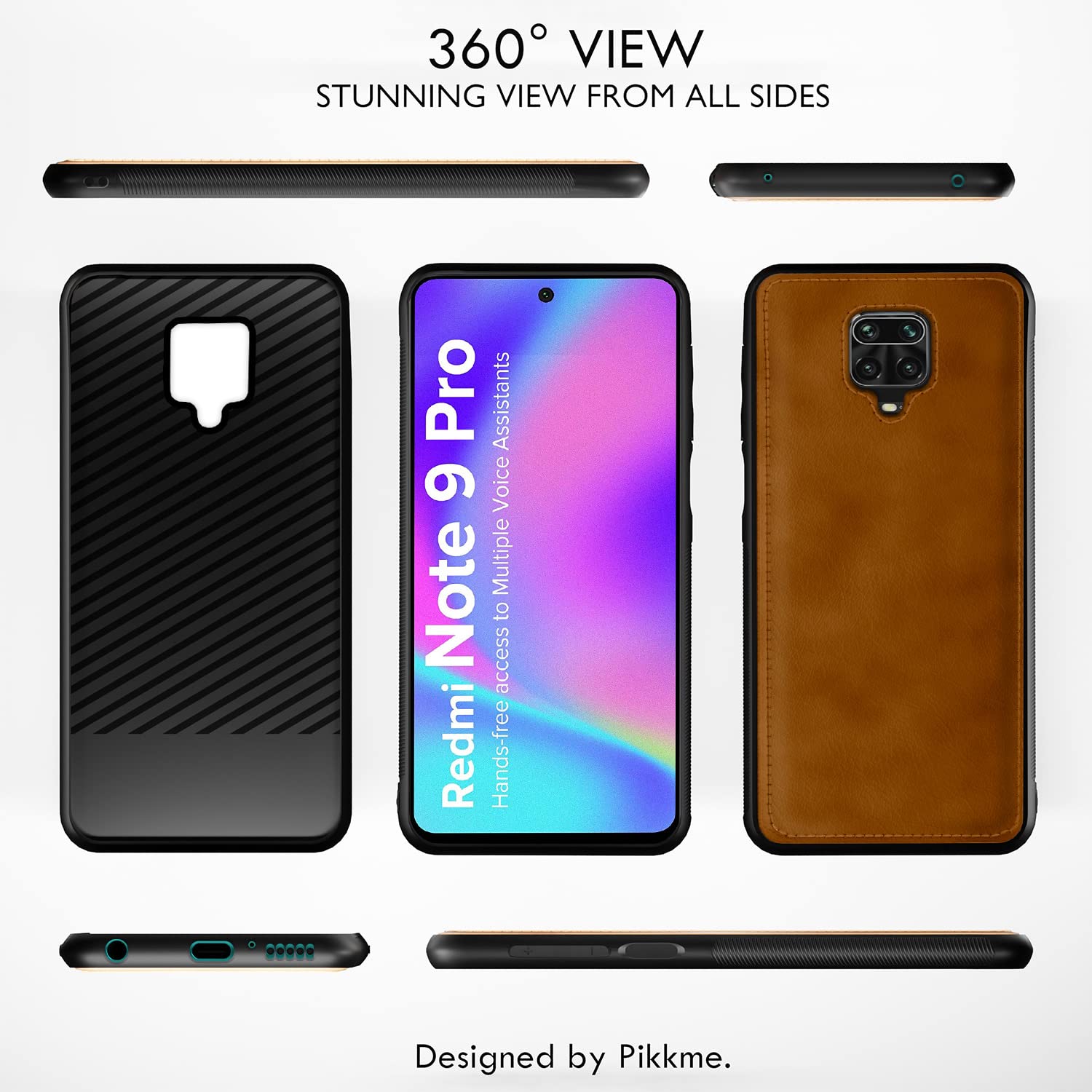 Brown mobile cover for Redmi Note 9 Pro/Note 9 Pro Max/Poco M2 Pro/Note 10 Lite – Pikkme – photo 3