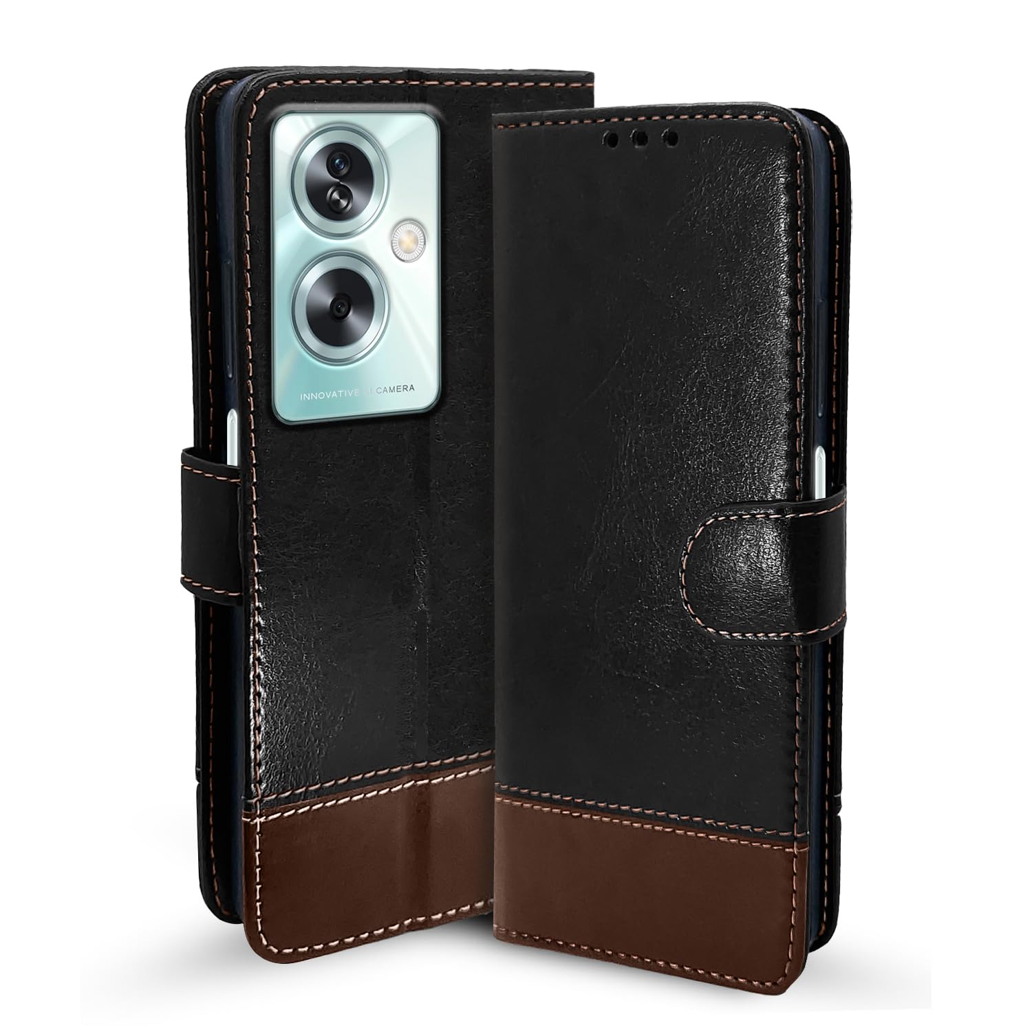 Black flip cover for Oppo A79 5G – Pikkme