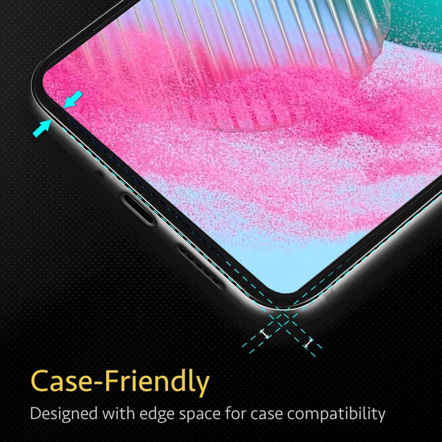 Pikkme Samsung Galaxy M54 5G Tempered Glass