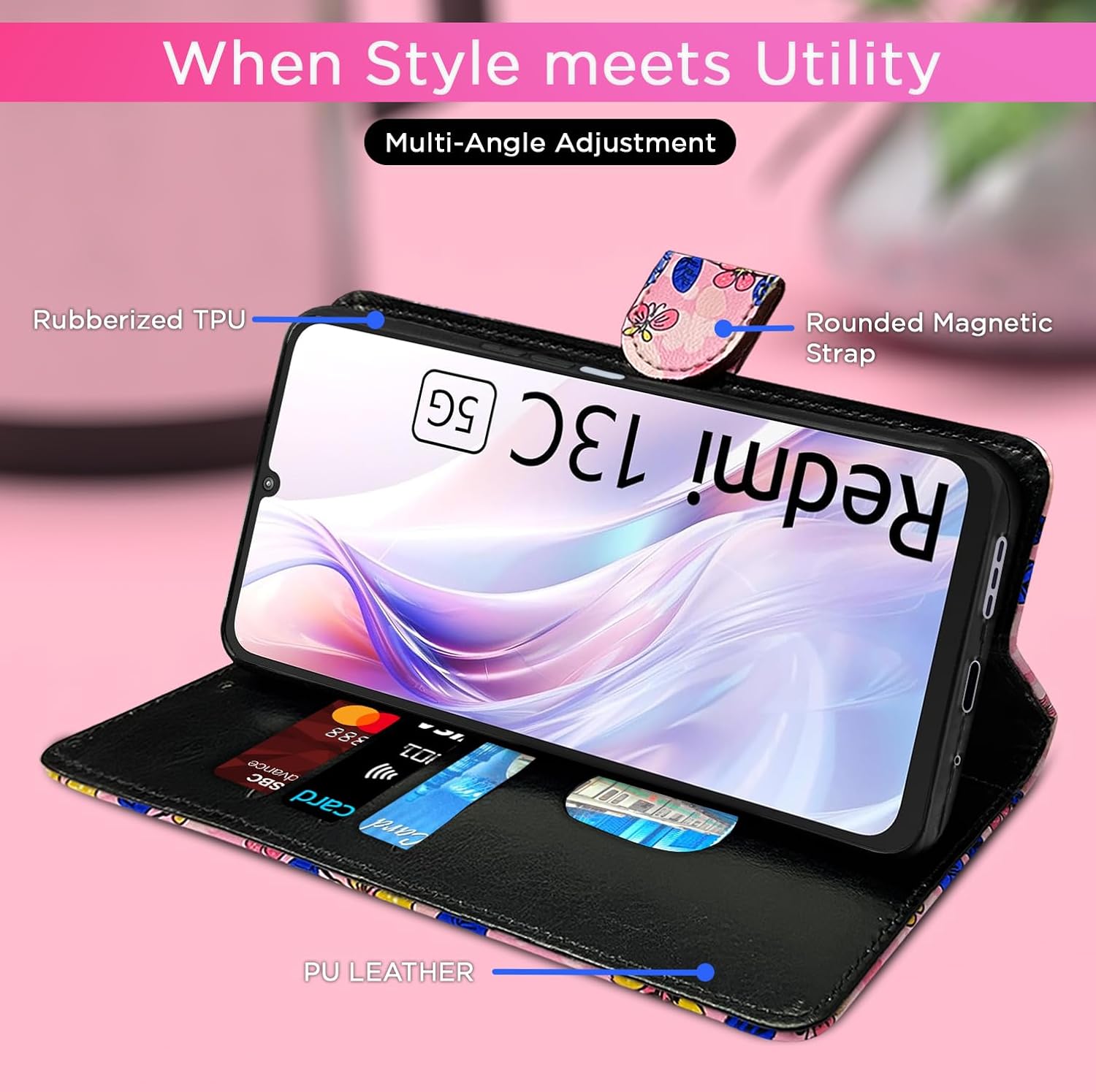 Pikkme Flower Flip Cover