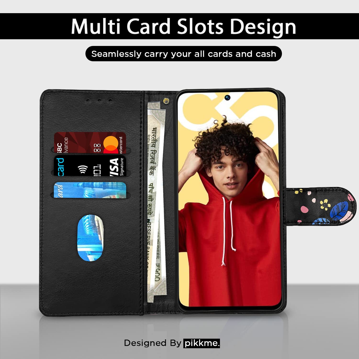 Pikkme Flower Flip Cover