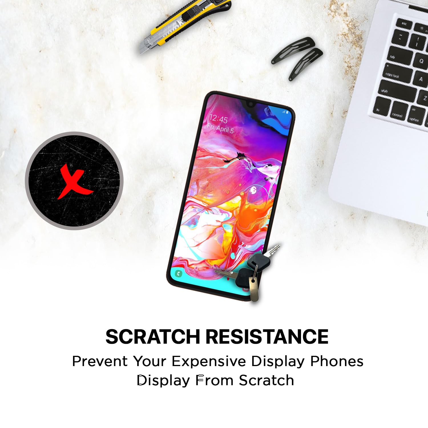 Pikkme Samsung Galaxy A70 Tempered Glass