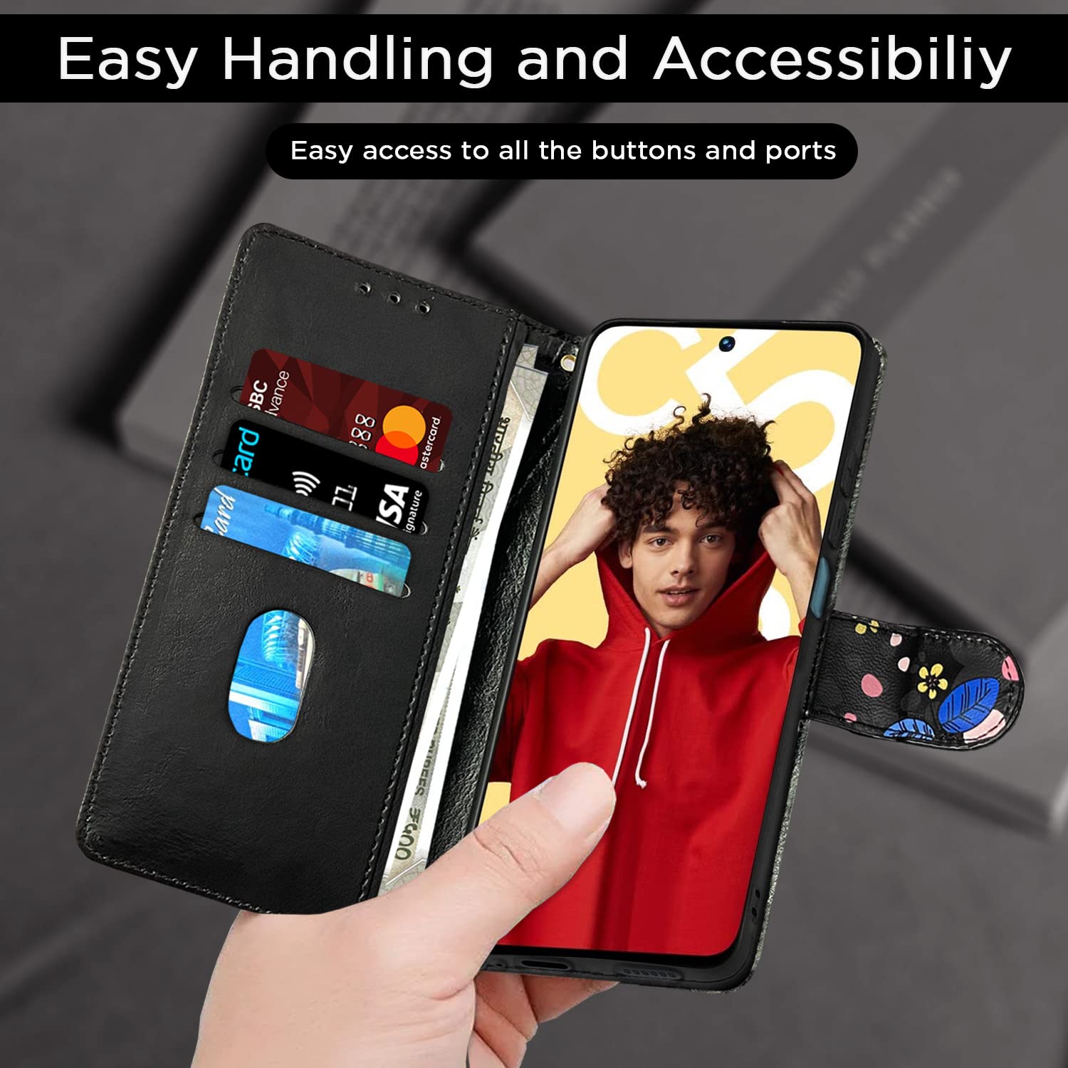 Pikkme Flower Flip Cover