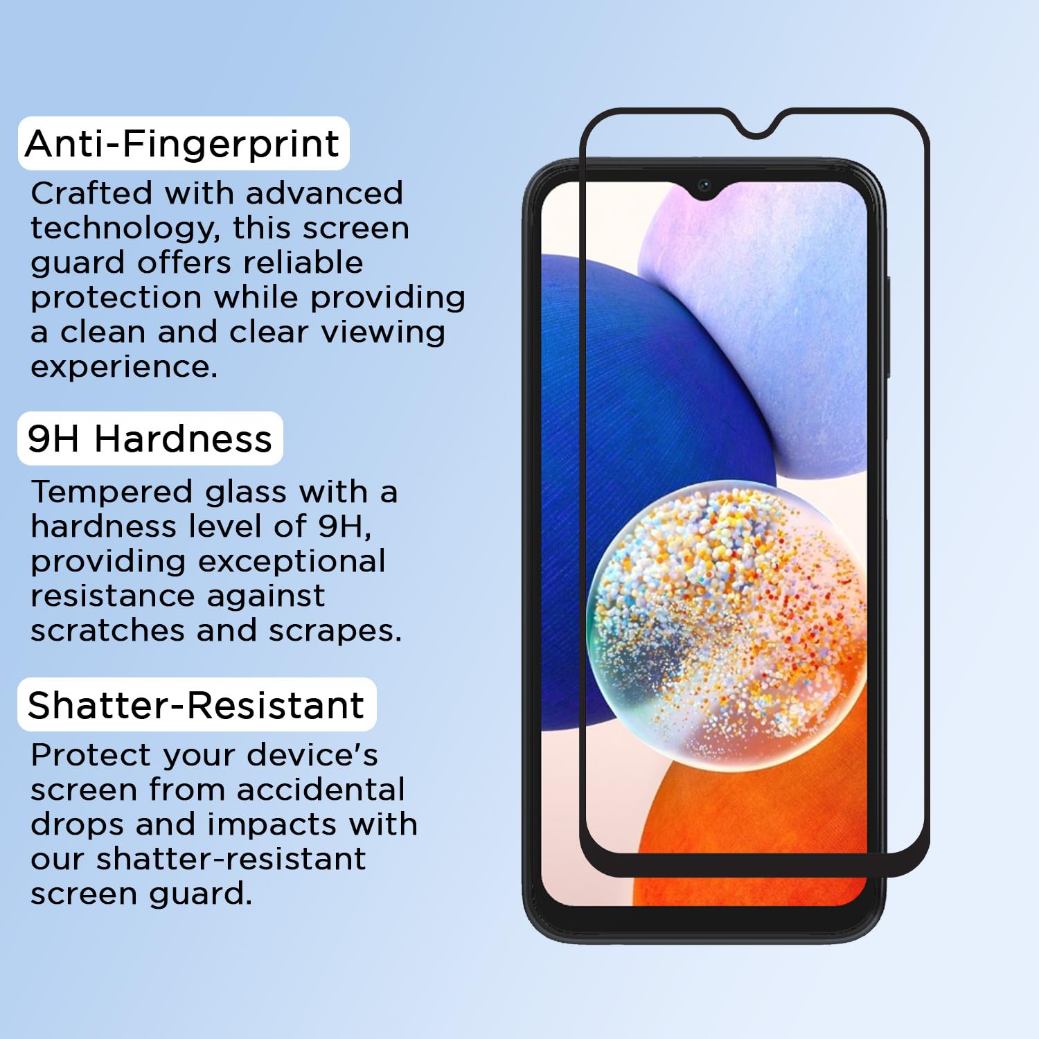Pikkme Samsung Galaxy A14 5G Tempered Glass