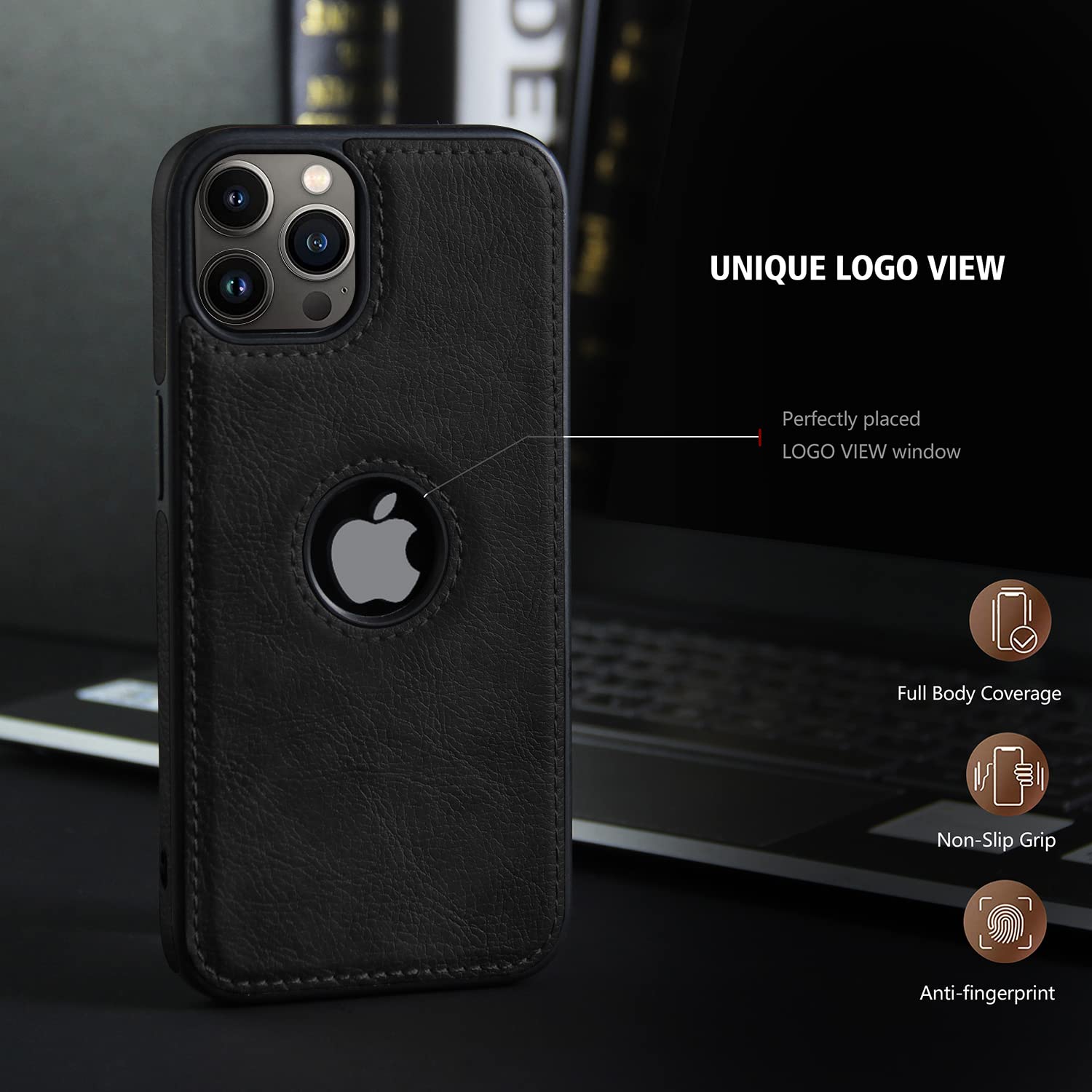 iPhone 13 Pro mobile cover in black by Pikkme – photo 2
