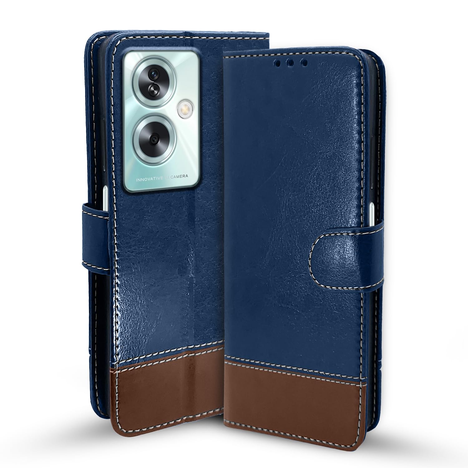 Blue flip cover for Oppo A79 5G – Pikkme