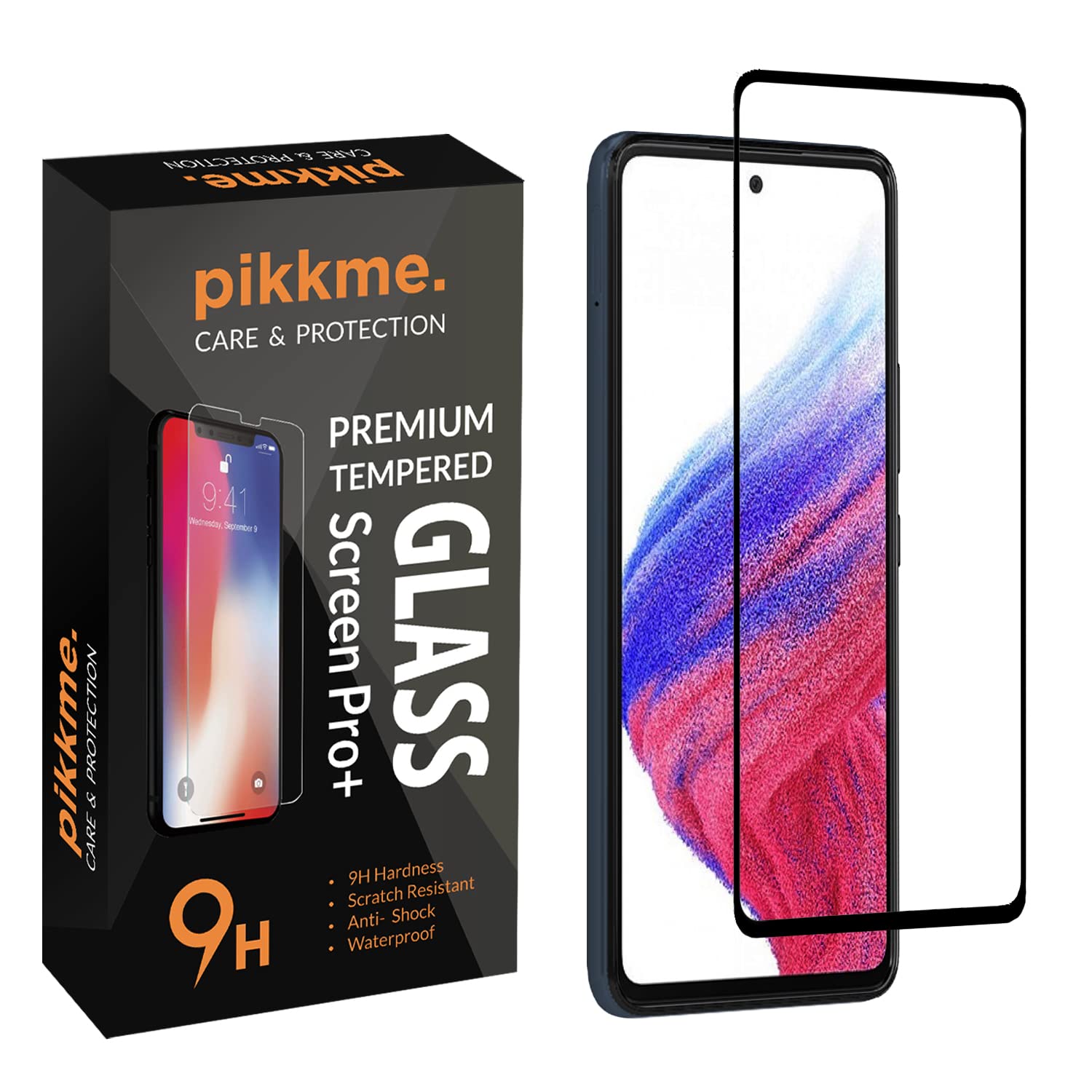 Pikkme tempered glass for Samsung A53 5G