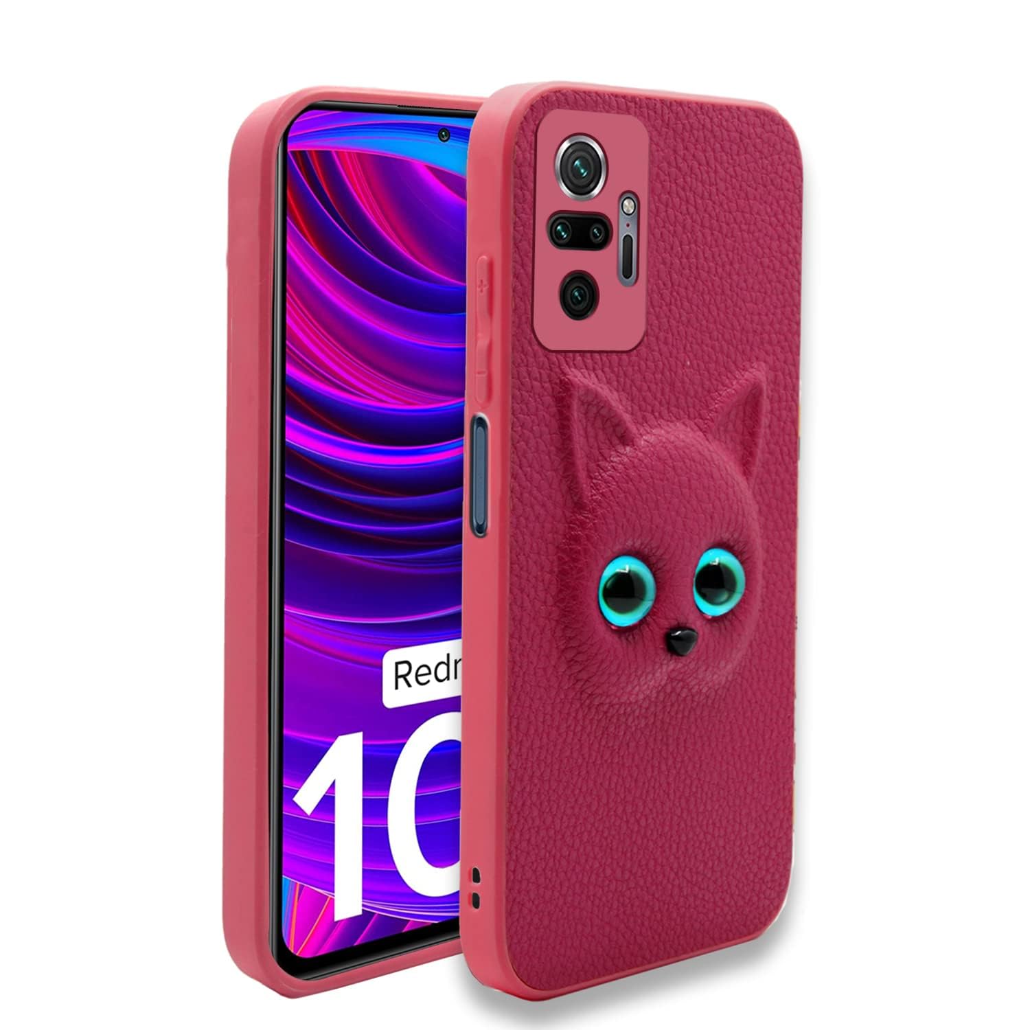Pikkme Mi Redmi Note 10 Pro/Note 10 Pro Max Cat Case | Pink