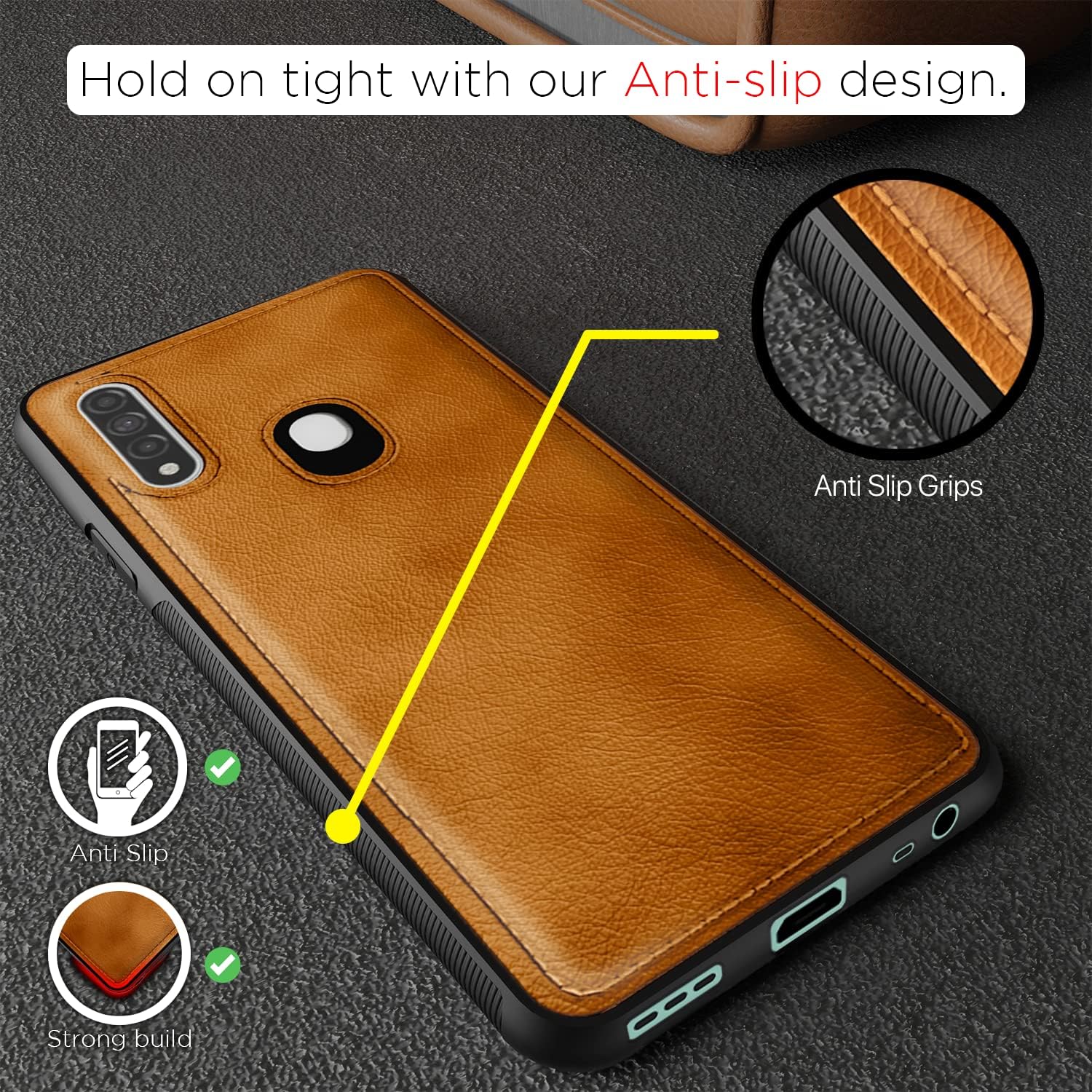 Brown mobile back cover for Oppo A31 – Pikkme – photo 2