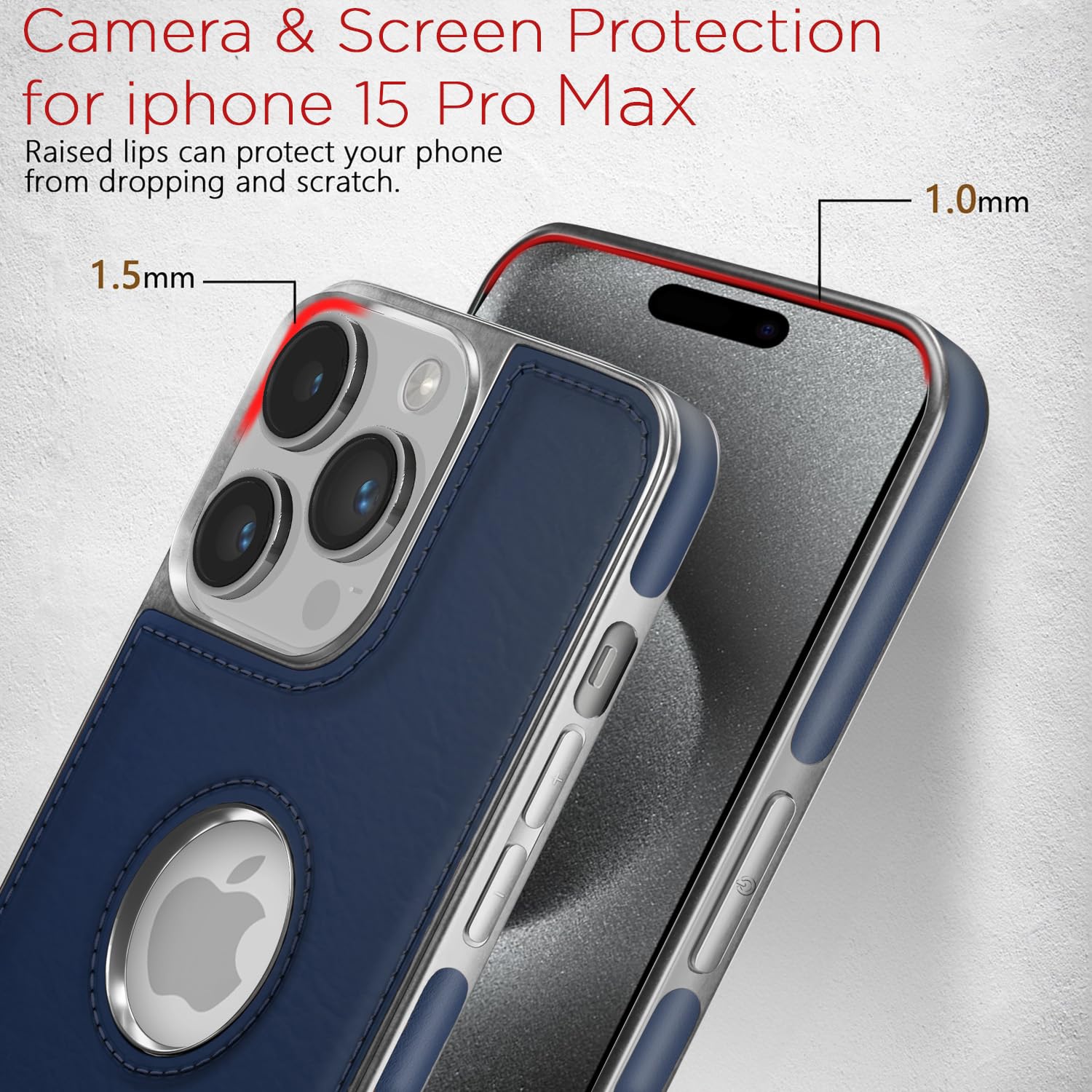 Chrome Leather Back Cover