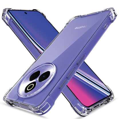 Pikkme Realme P3 Pro 5G  PC + TPU Crystal Clear Back Cover (Transparent)