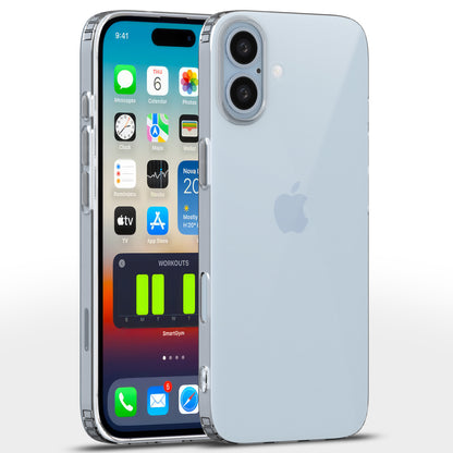 Pikkme iPhone 16 Plus Transparent Back Cover (Transparent)