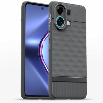 Pikkme Oppo K13 Turbo 5G Shockproof Soft Flexible Gencase Back cover - Grey