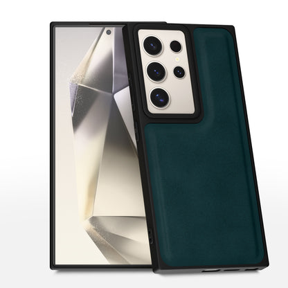 Samsung Galaxy S24 Ultra 5G Premium Leather Back Cover by Pikkme - Green