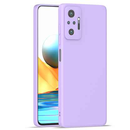 Pikkme Mi Redmi Note 10 Pro / Note 10 Pro Max Soft Matte Liquid Silicone Back Cover  - Purple