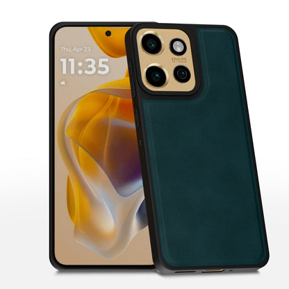 Motorola Moto Edge 50 Neo 5G Premium Leather Back Cover by Pikkme - Green
