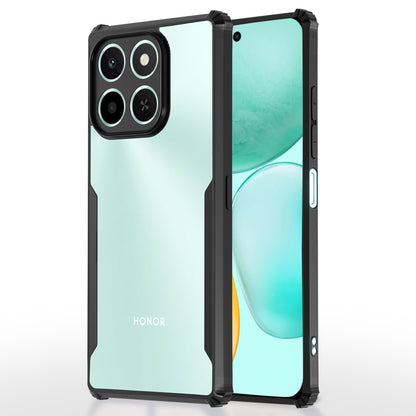 Pikkme Honor X6C Shockproof Eagle Clear Transparent Back Cover (Black)