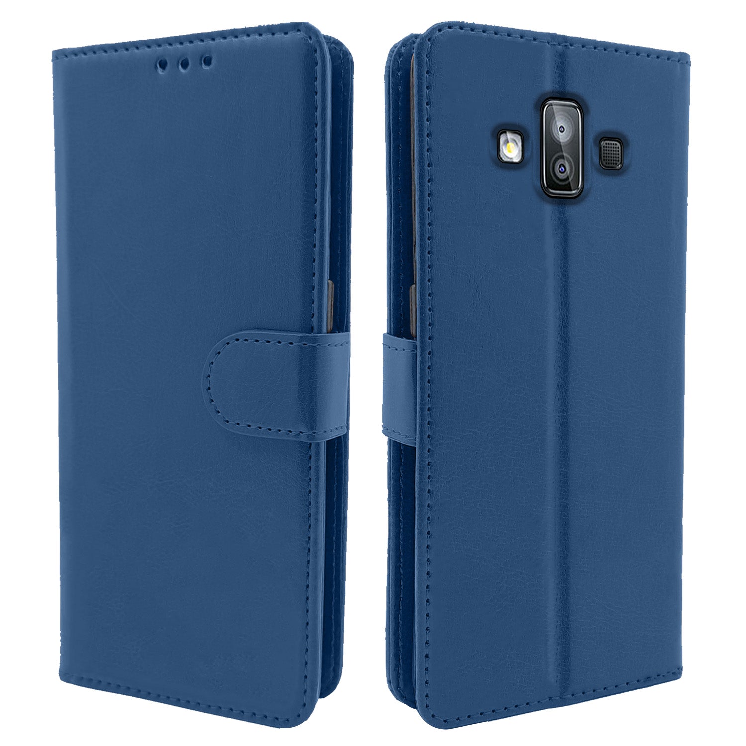 Pikkme Samsung Galaxy J7 duo blue Vintage Flip Cover