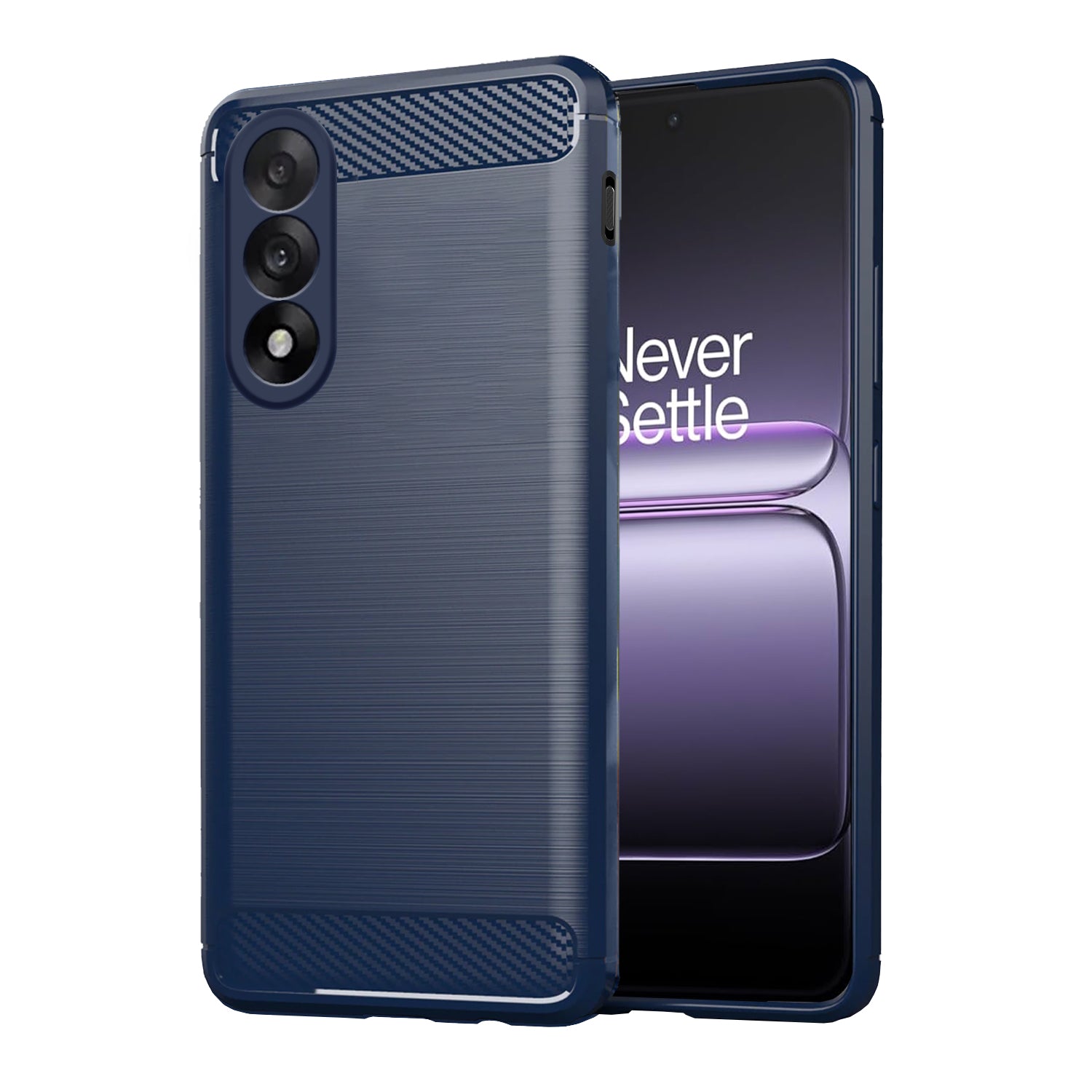Pikkme OnePlus Nord 5 5G  Hybrid Carbon Fiber Back Cover  - Blue