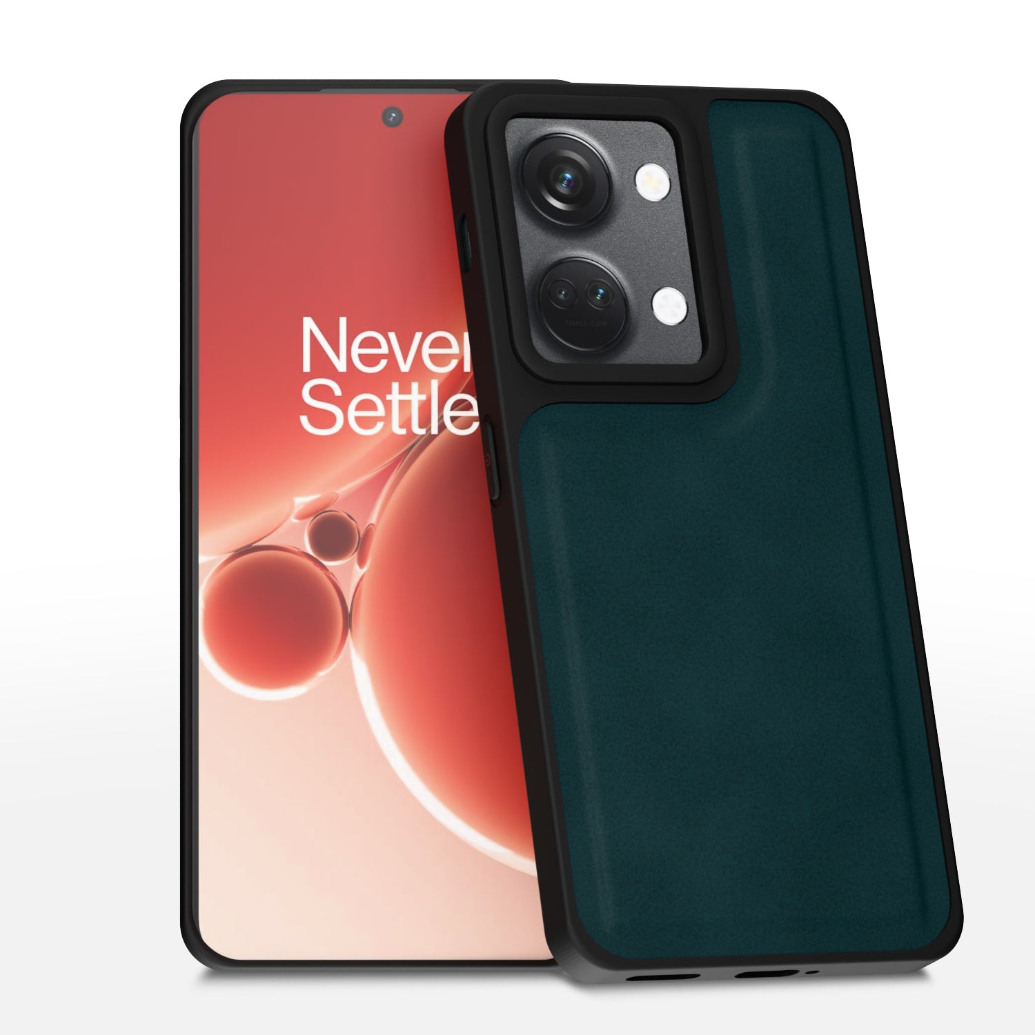 OnePlus Nord 3 5G Premium Leather Back Cover by Pikkme - Green