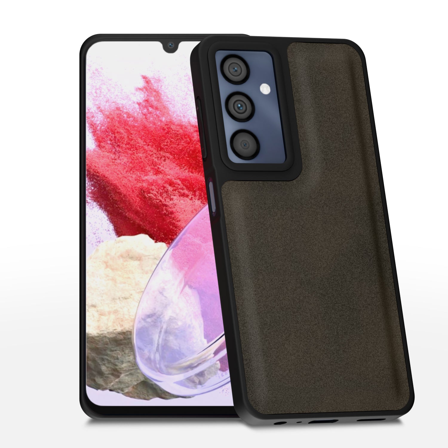 Samsung Galaxy M34 5G Premium Leather Back Cover by Pikkme - Brown