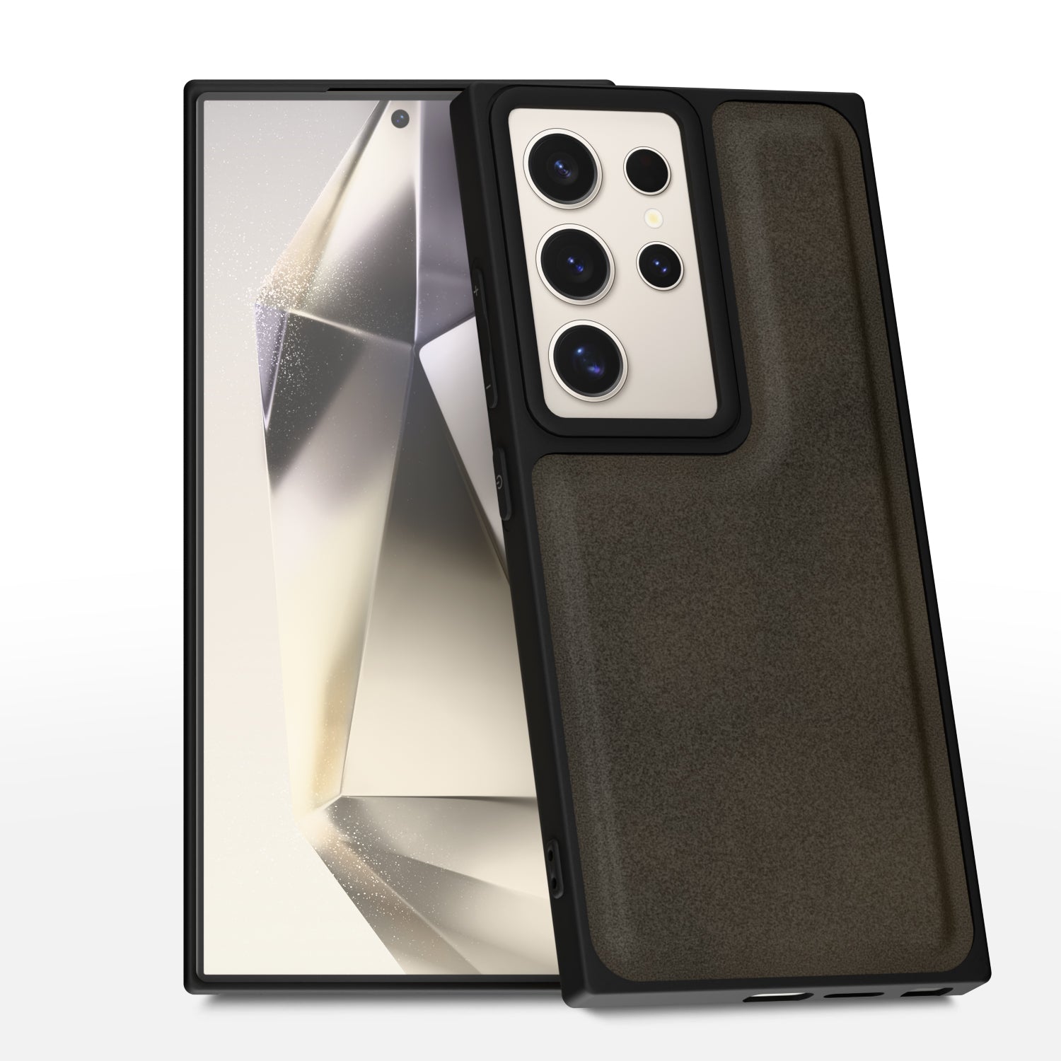 Samsung Galaxy S24 Ultra 5G Premium Leather Back Cover by Pikkme - Brown