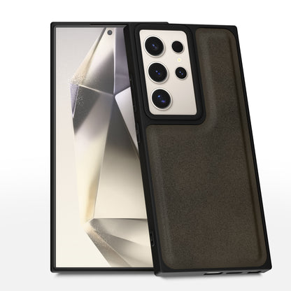 Samsung Galaxy S24 Ultra 5G Premium Leather Back Cover by Pikkme - Brown