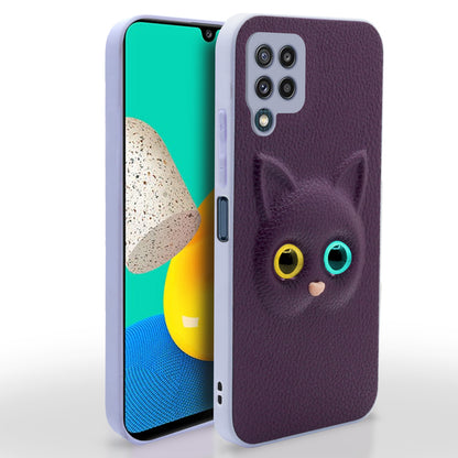  Samsung Galaxy M32 Prime / M32 4G Kitty Back Cover -Purple