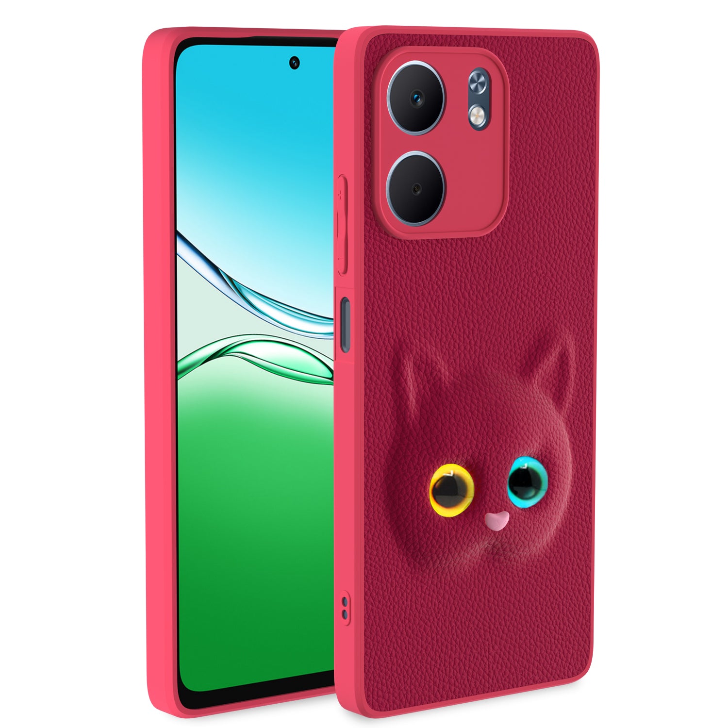 Pikkme Oppo A5x 5G kitty Back Cover - Pink