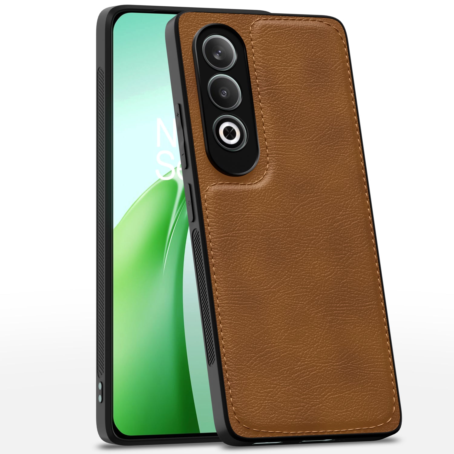 OnePlus Nord CE 4 5G LeatherBack Back Cover – Brown