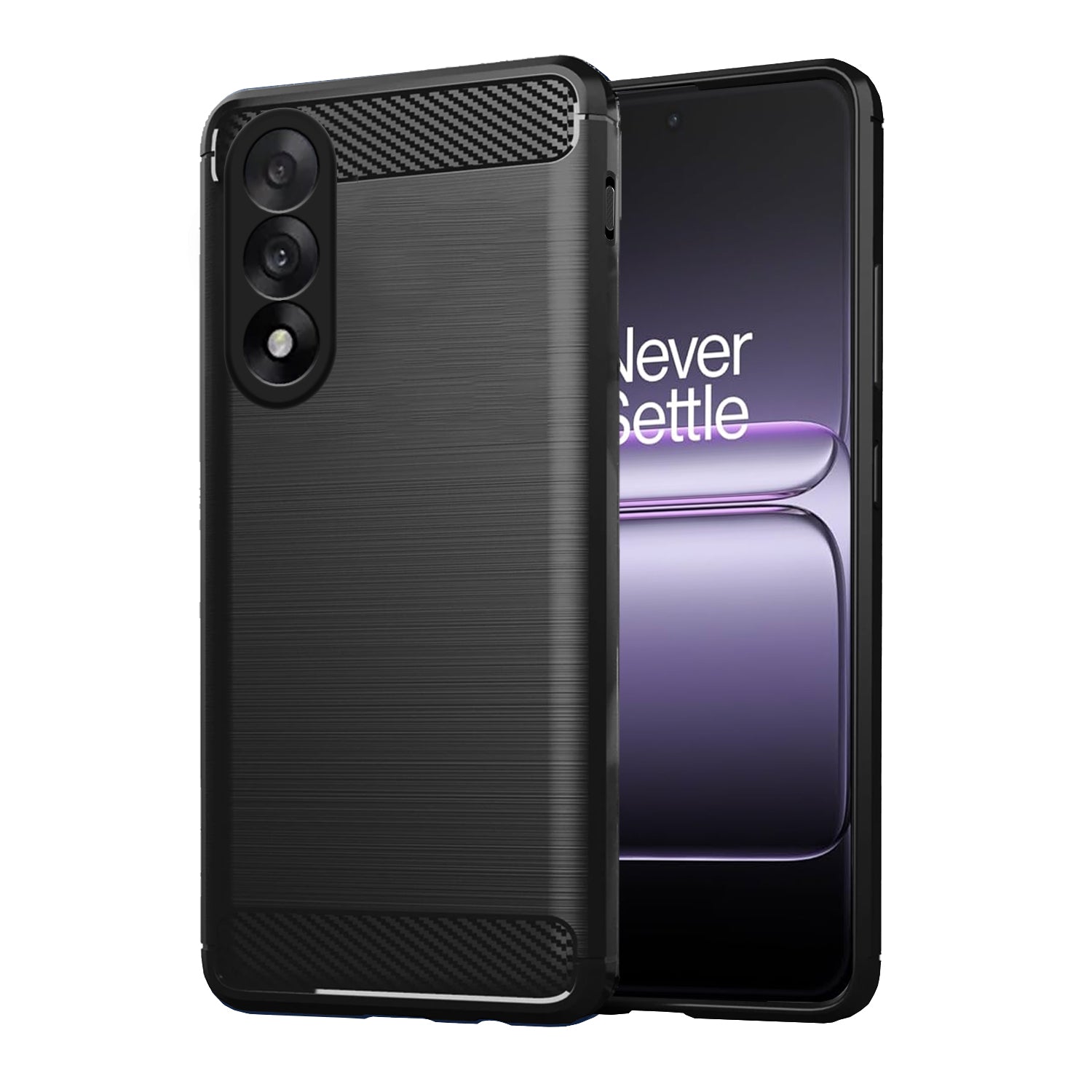 Pikkme OnePlus Nord 5 5G  Hybrid Carbon Fiber Back Cover  - Black