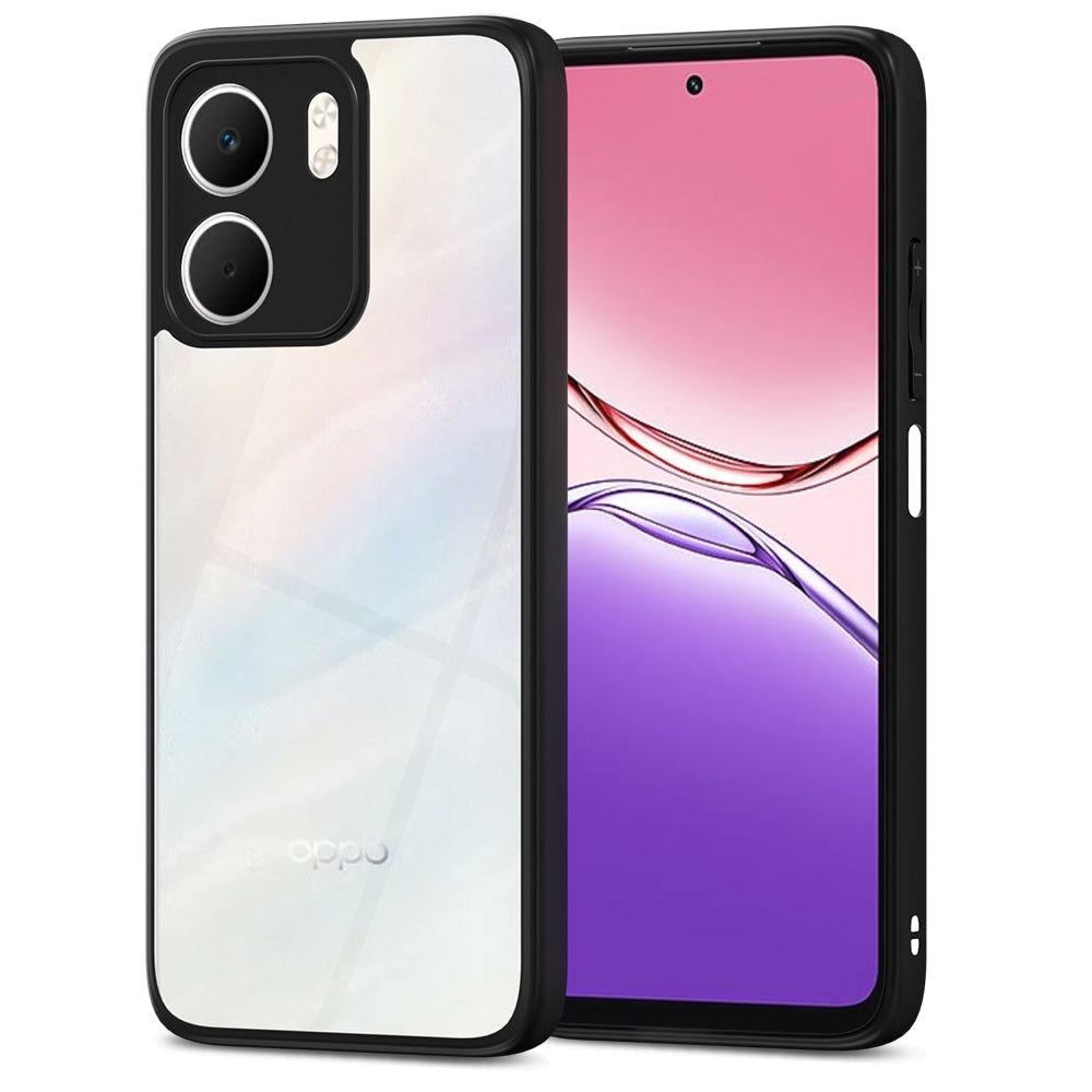 Pikkme Oppo A5x Eagle 2 Shockproof Sleek Hybrid Armor Back Cover (Black)